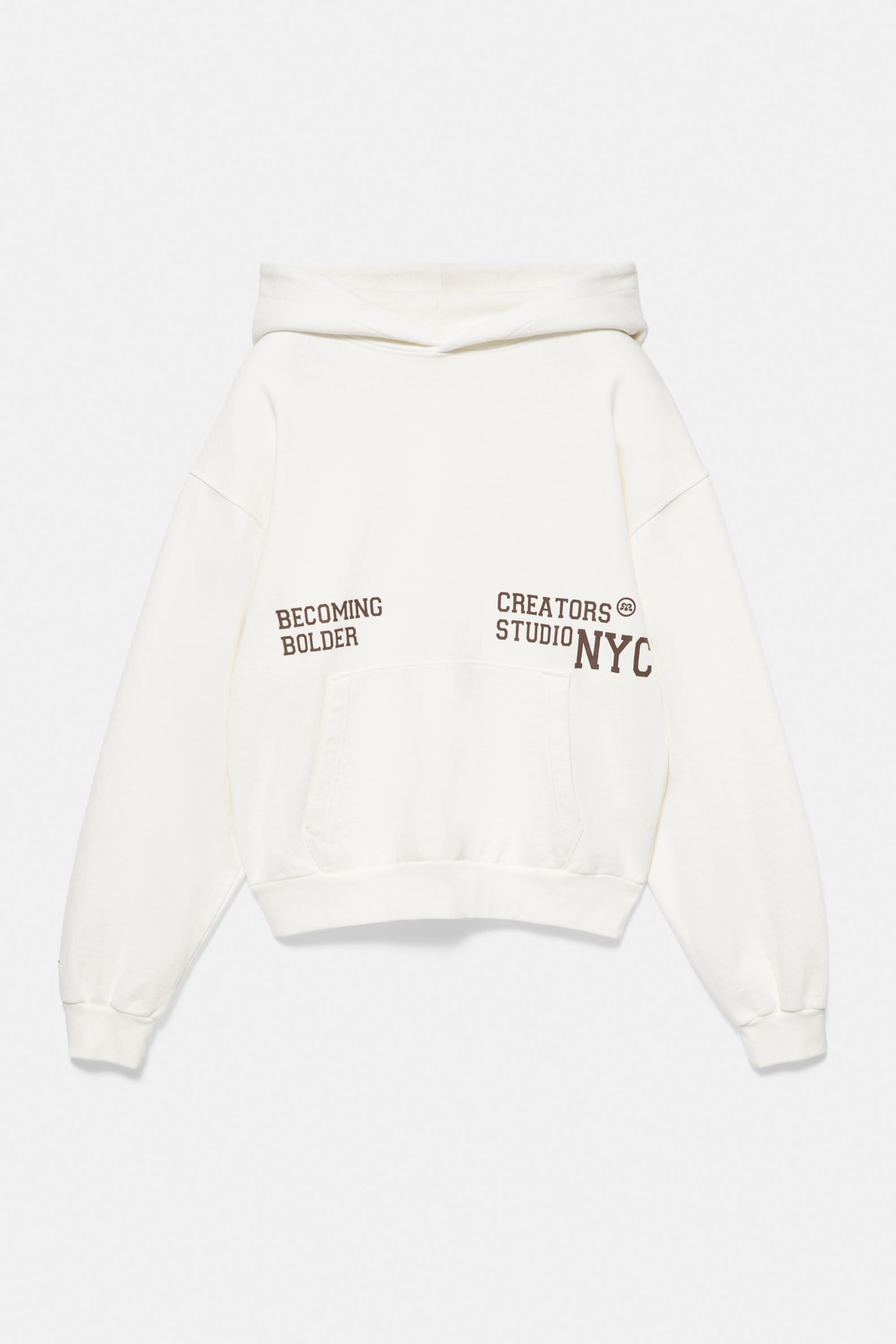 NYC graphic hoodie — Off white
