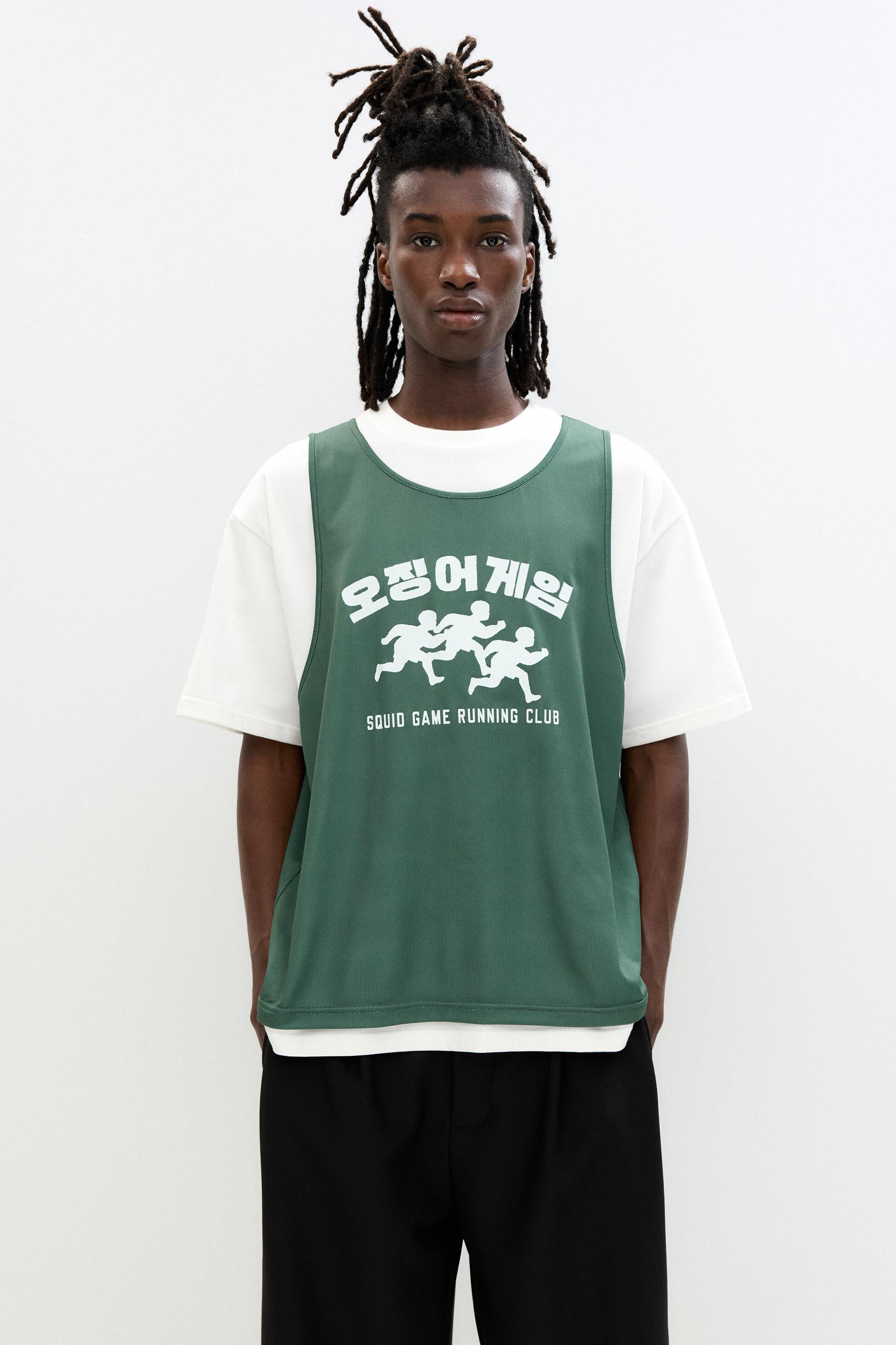 Doppel-T-Shirt Zu „Squid Game“