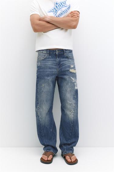 Pleasures x STWD jeans — Medium blue 4