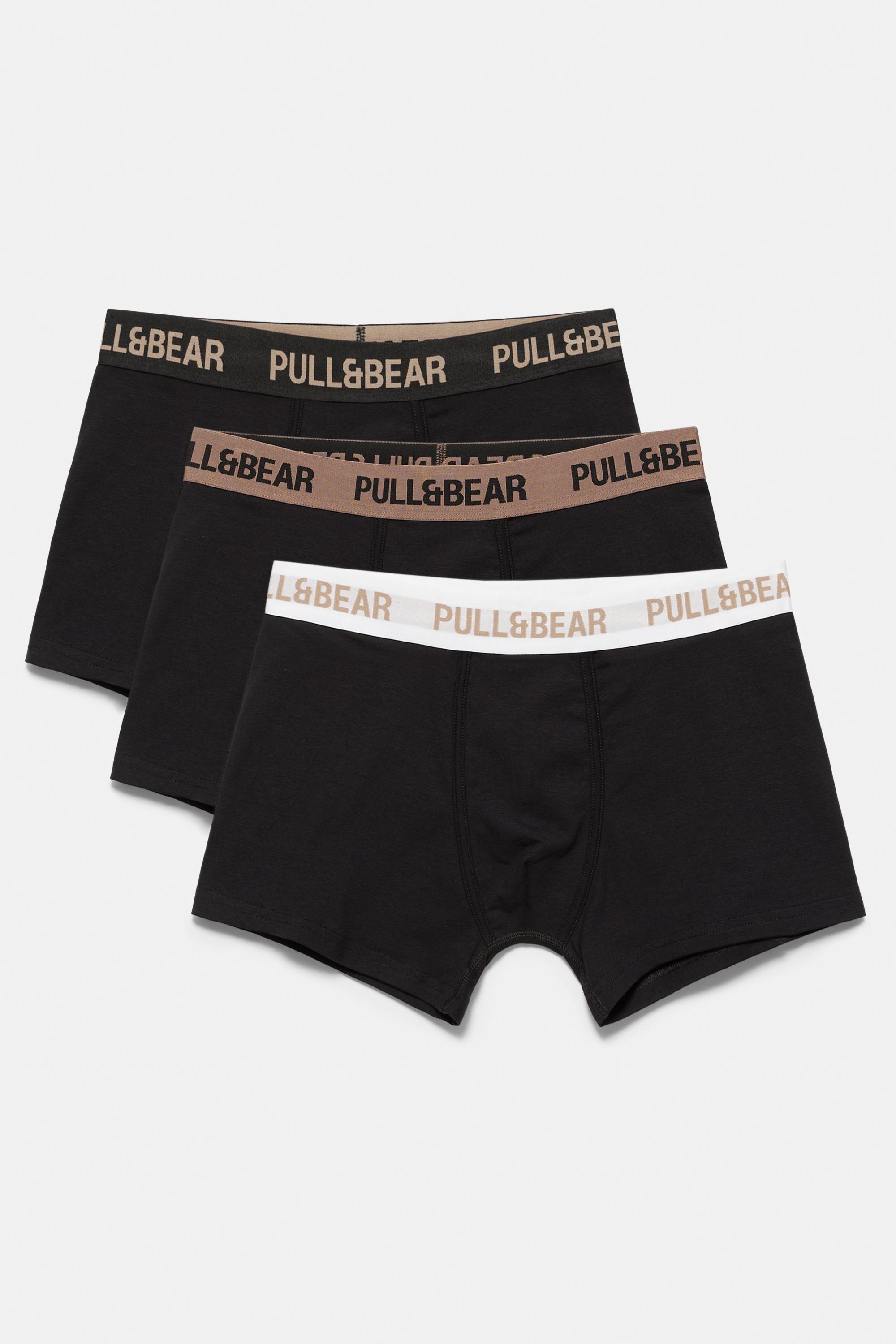 3'lü siyah logolu boxer paketi - Görsel 3