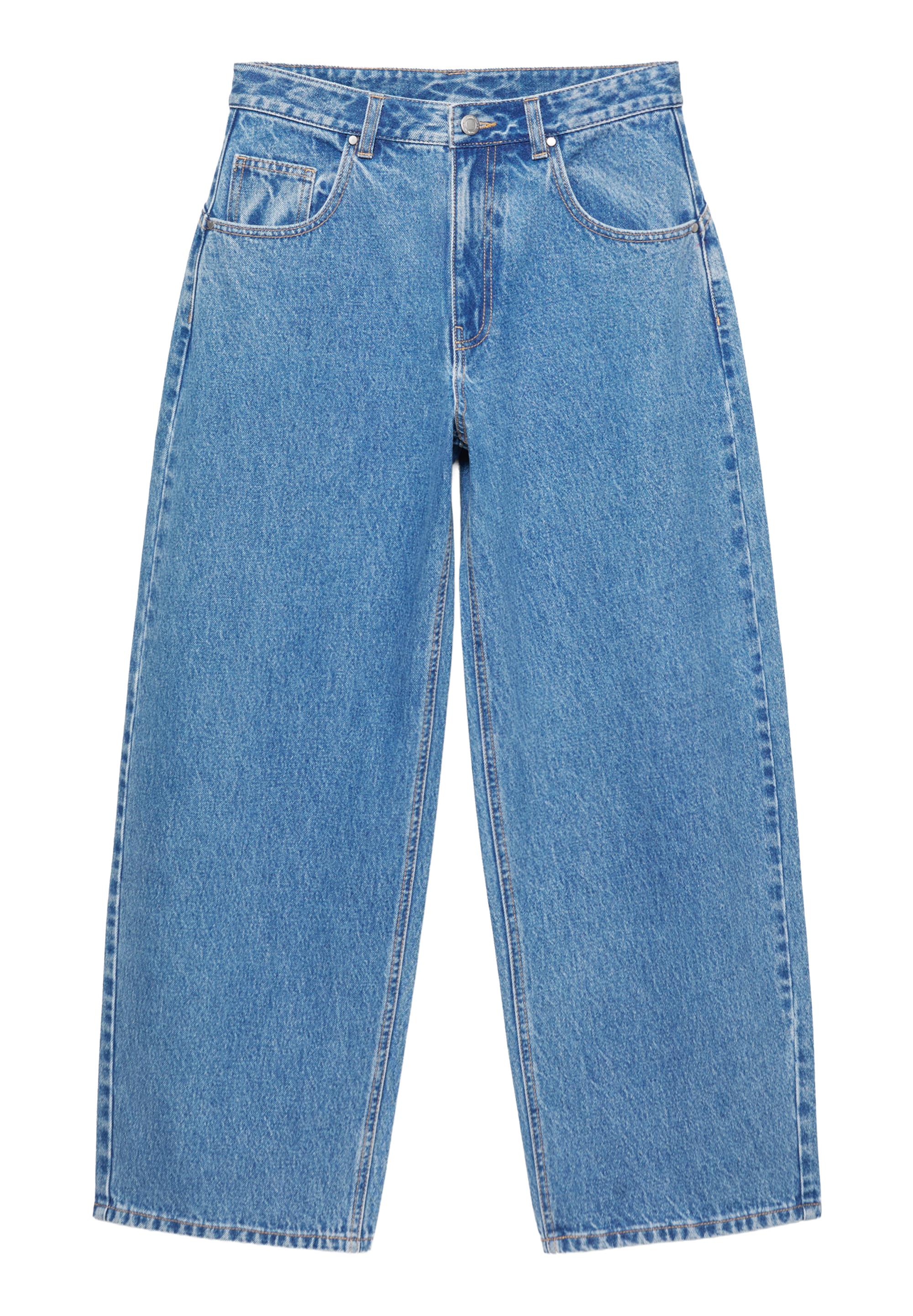 İşlemeli balon jean