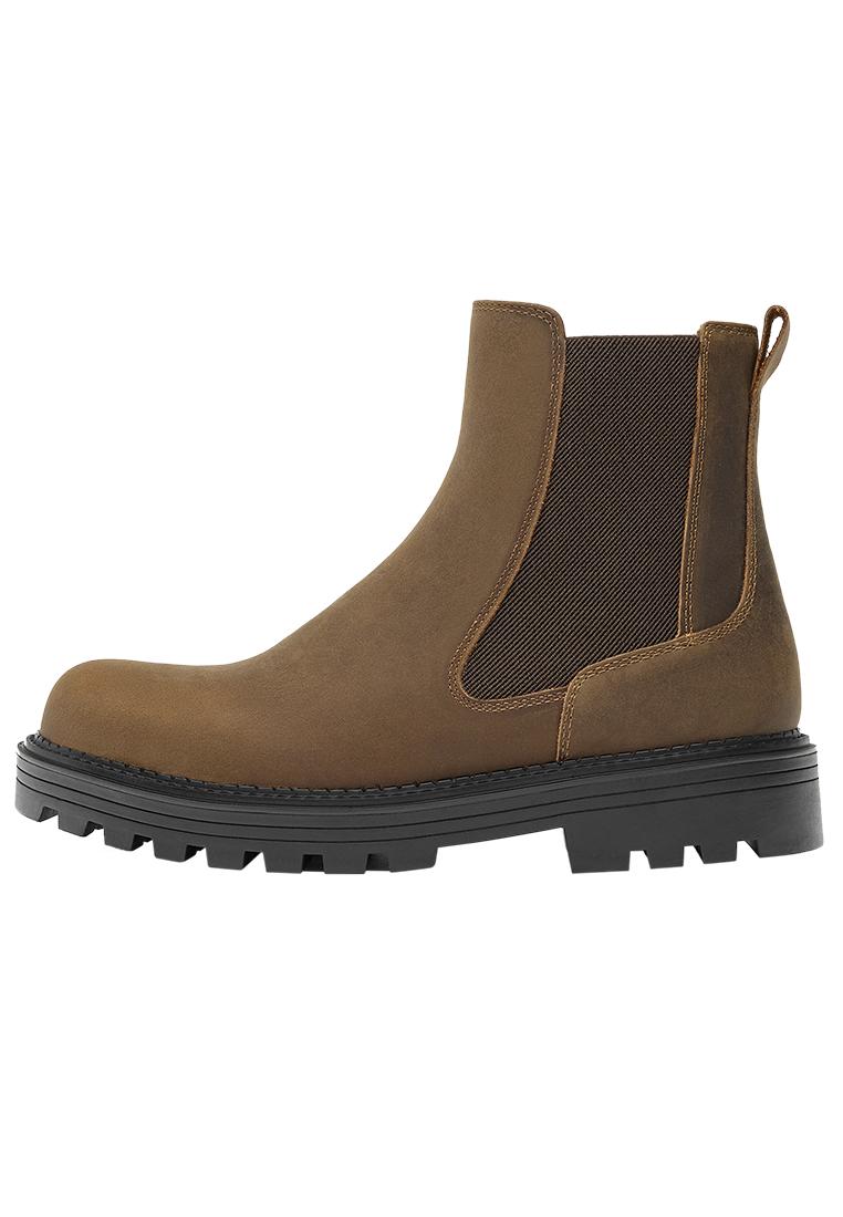 Leather Chelsea boots — Brown