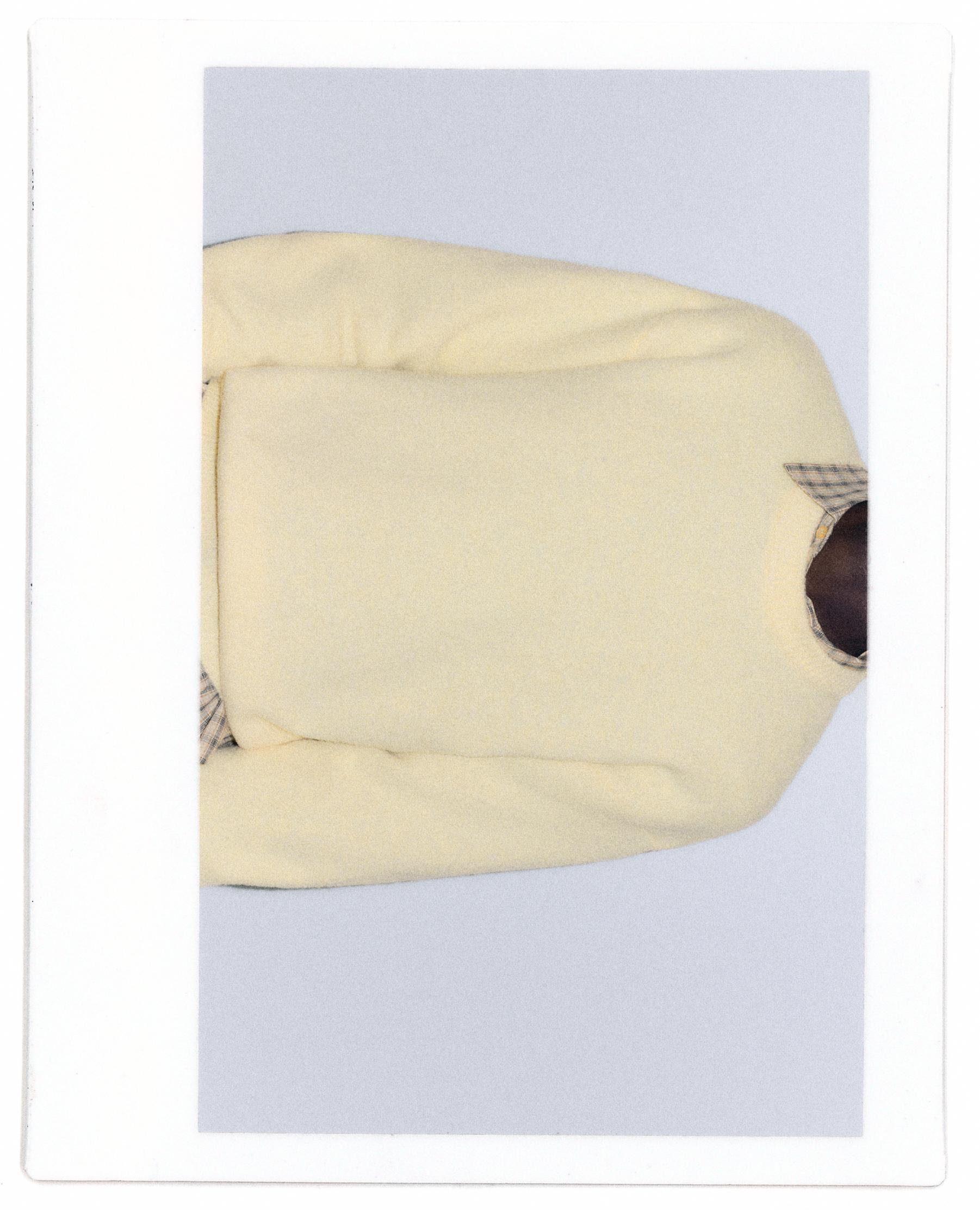 Round neck jumper — Yellow