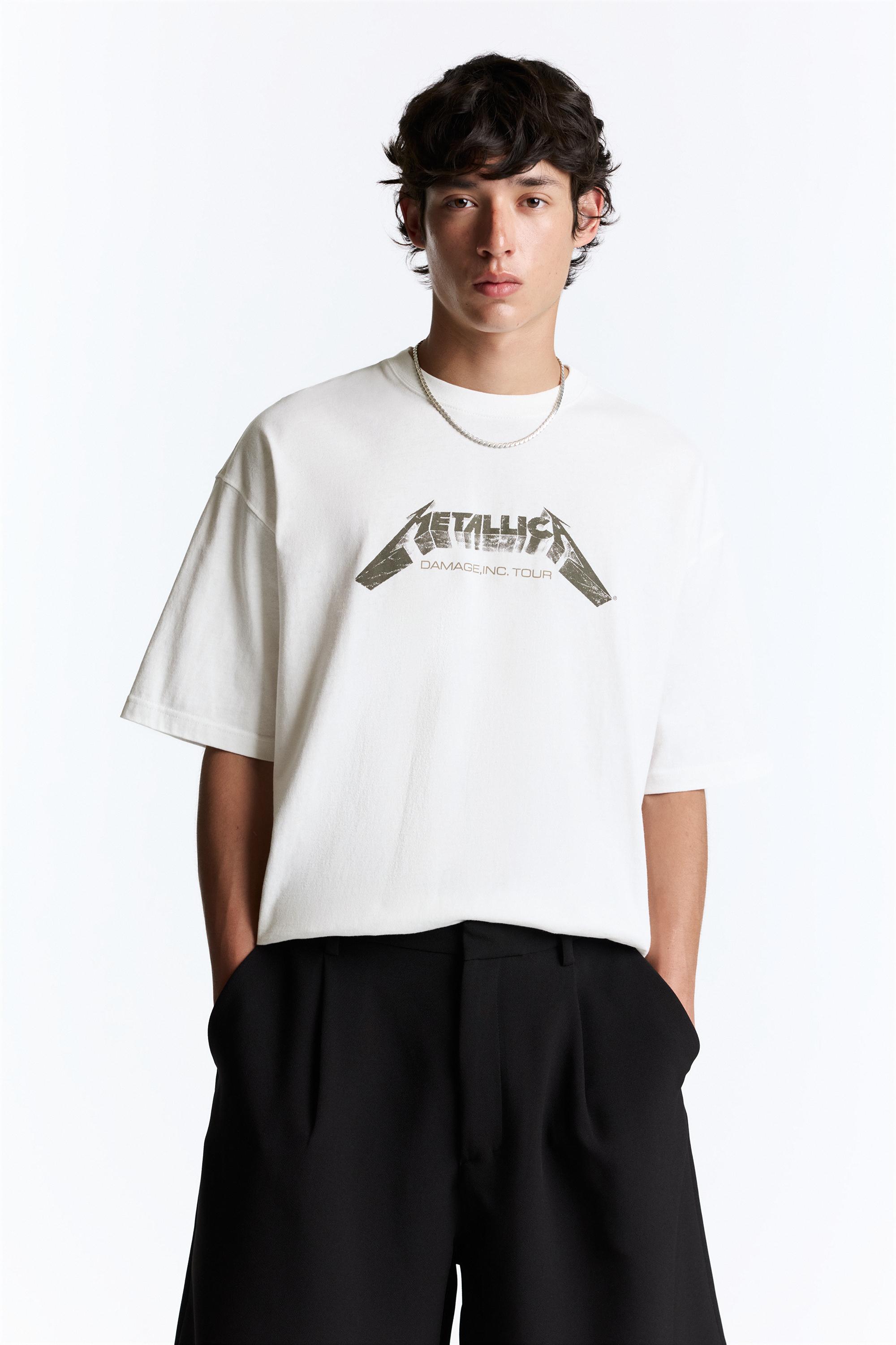 Metallica Damage Inc. Tour T-shirt — Off white