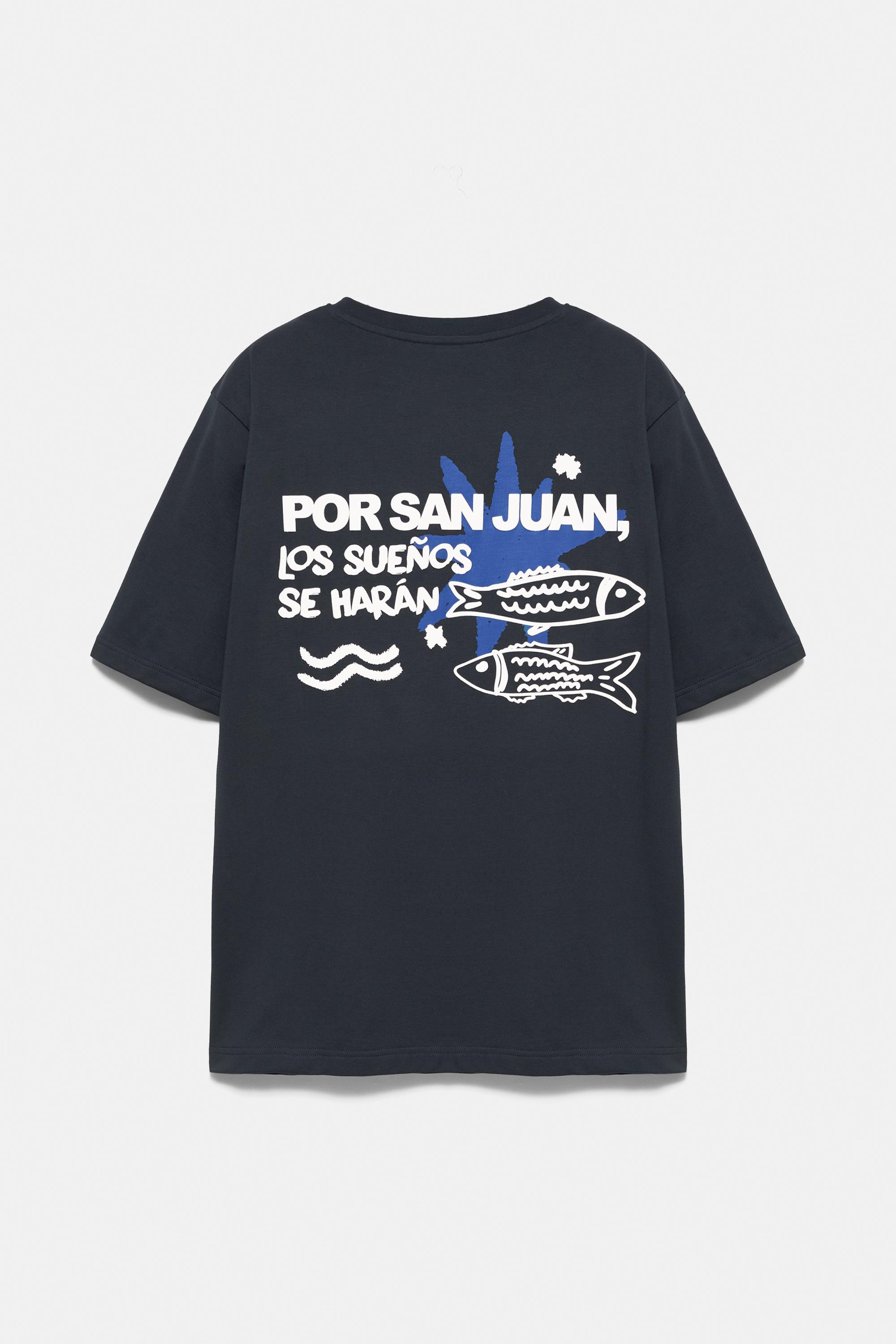 San Juan sardines T-shirt — Navy