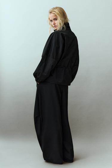 Gathered waist jacket — Black 2