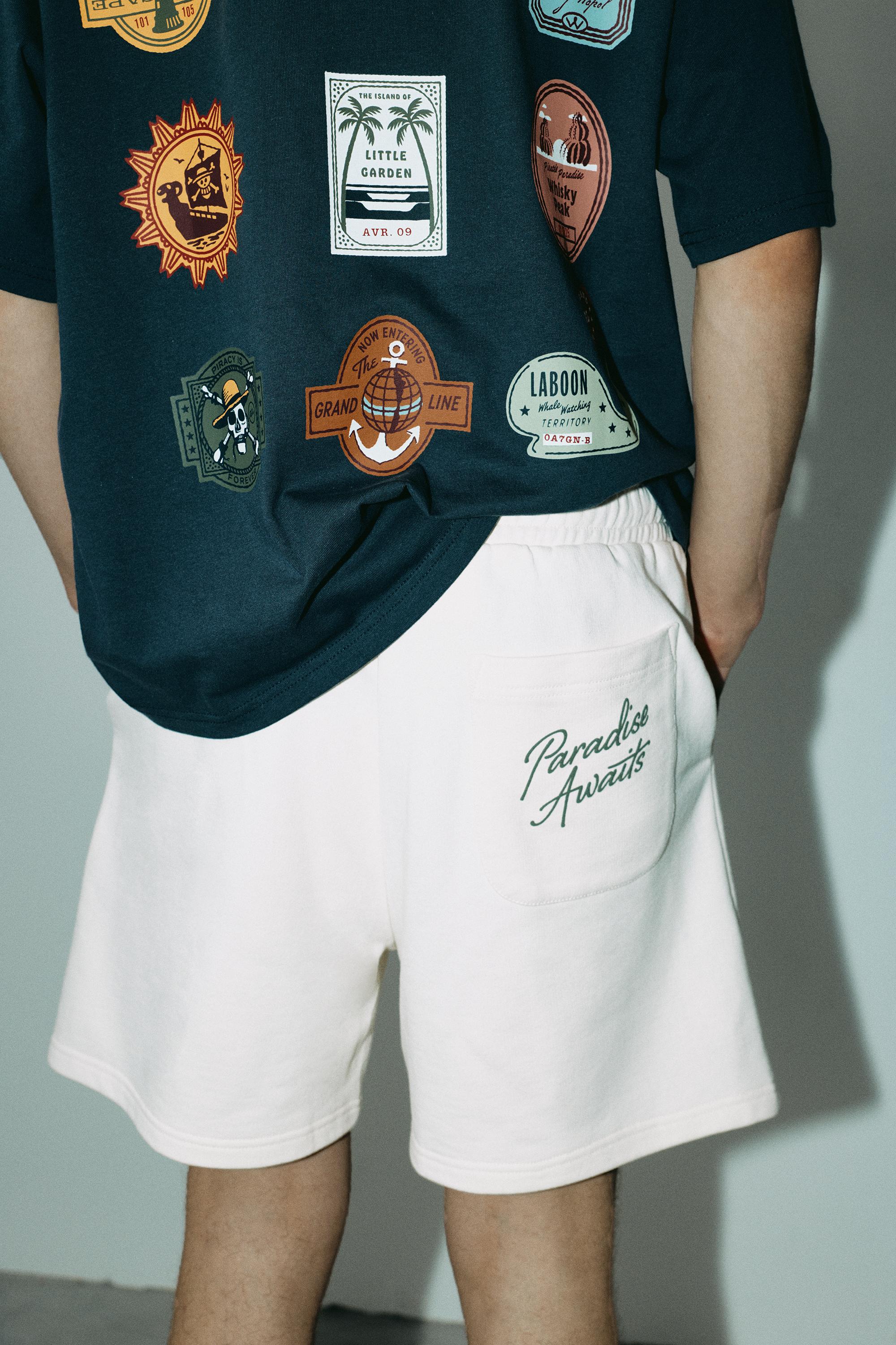 One Piece jogger shorts — Sand