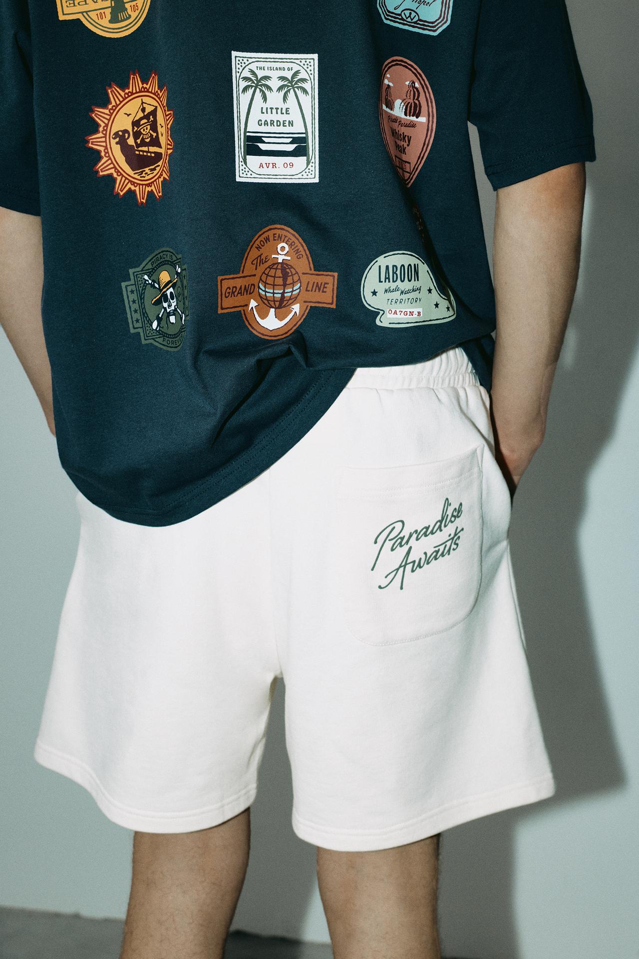 One Piece jogger shorts — Sand