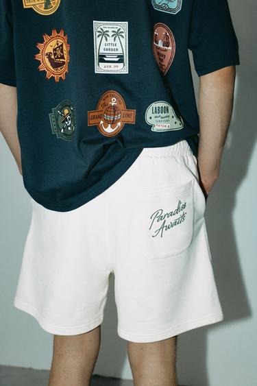 One Piece jogger shorts — Sand 3