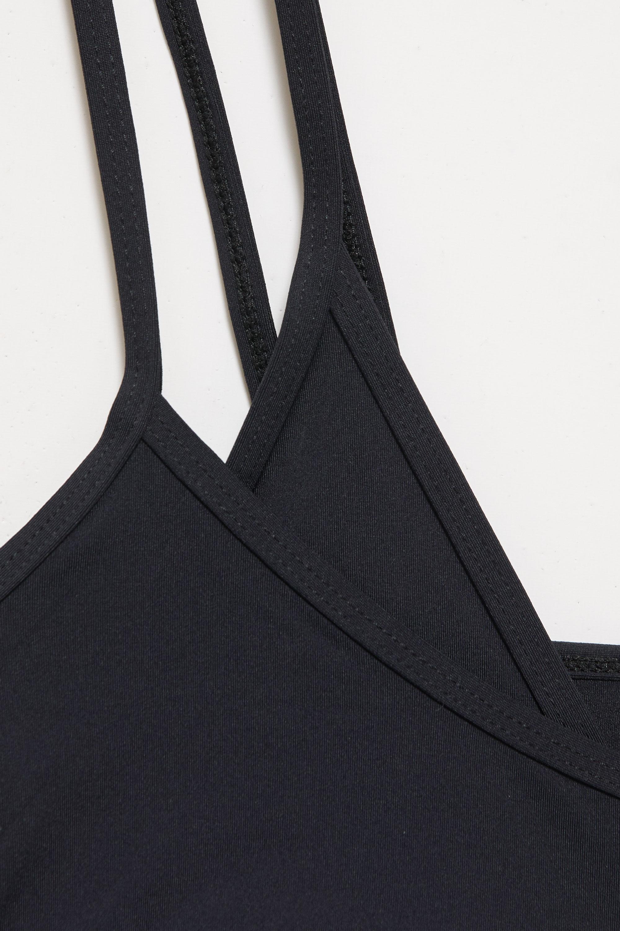 Double bikini top — Black