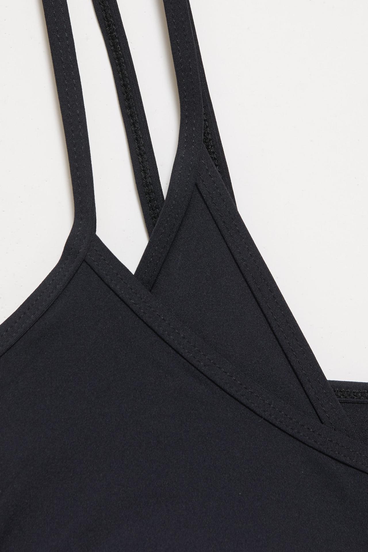 Double bikini top — Black