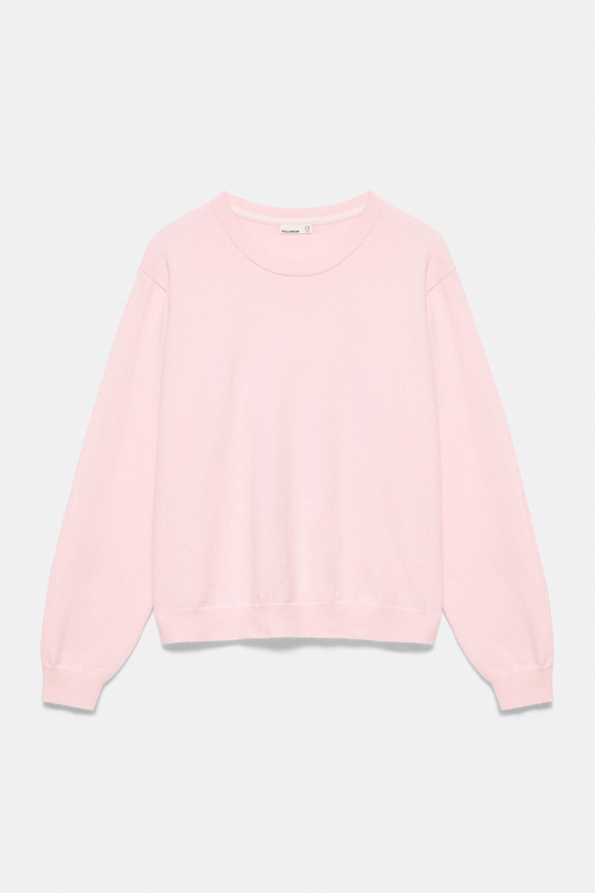 Soft knit jumper — Pastel pink