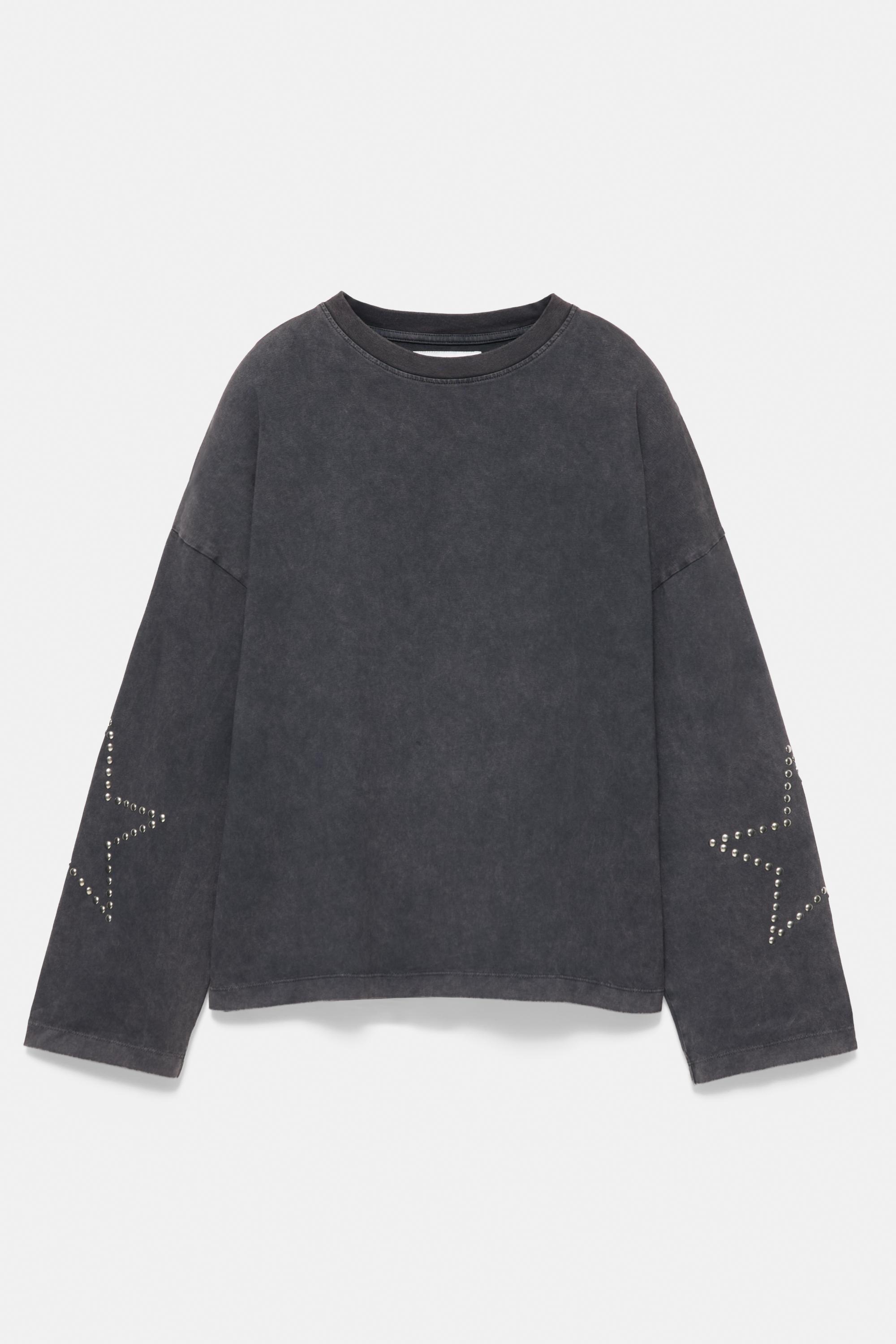 Oversize star T-shirt — Grey