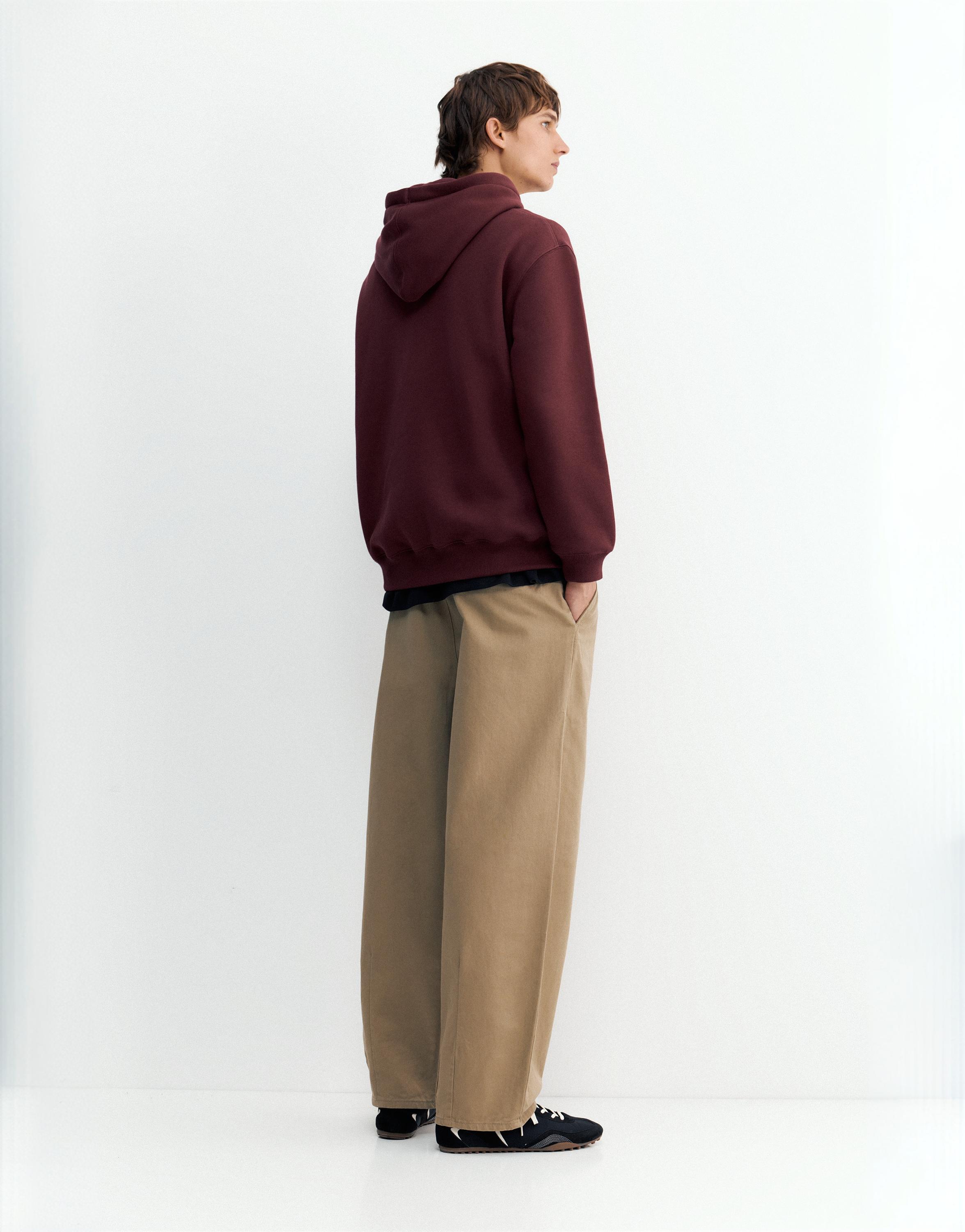 Basic hoodie — Burgundy