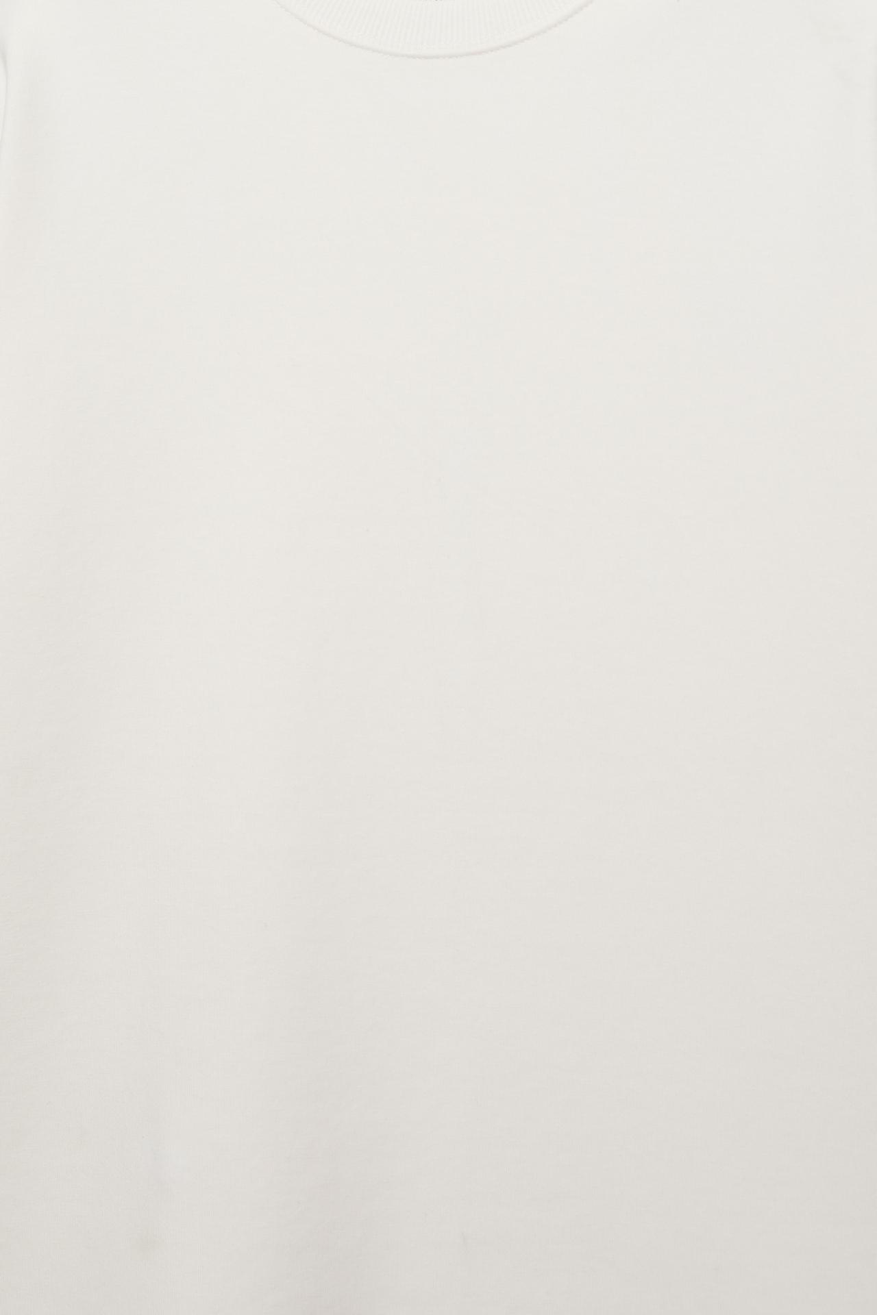 Interlock short sleeve sweatshirt — Off white
