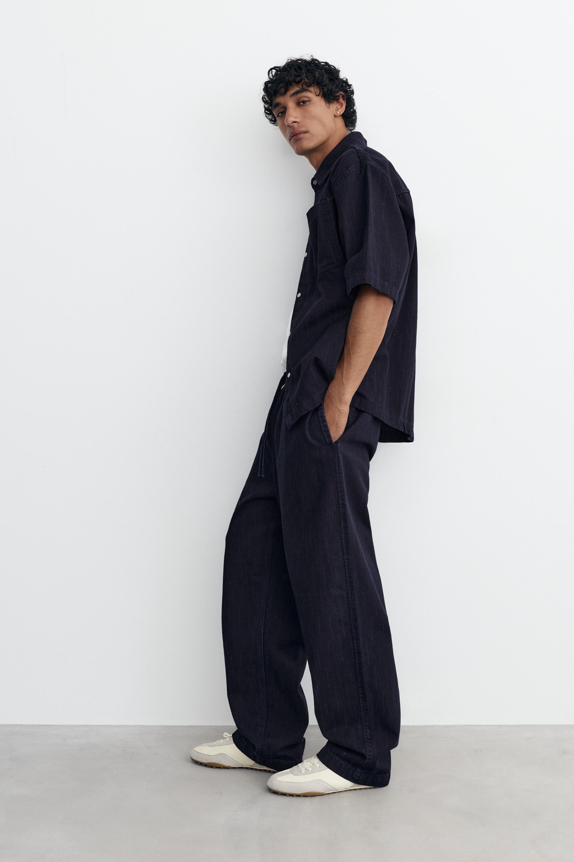 Baggy jogger jeans — Navy