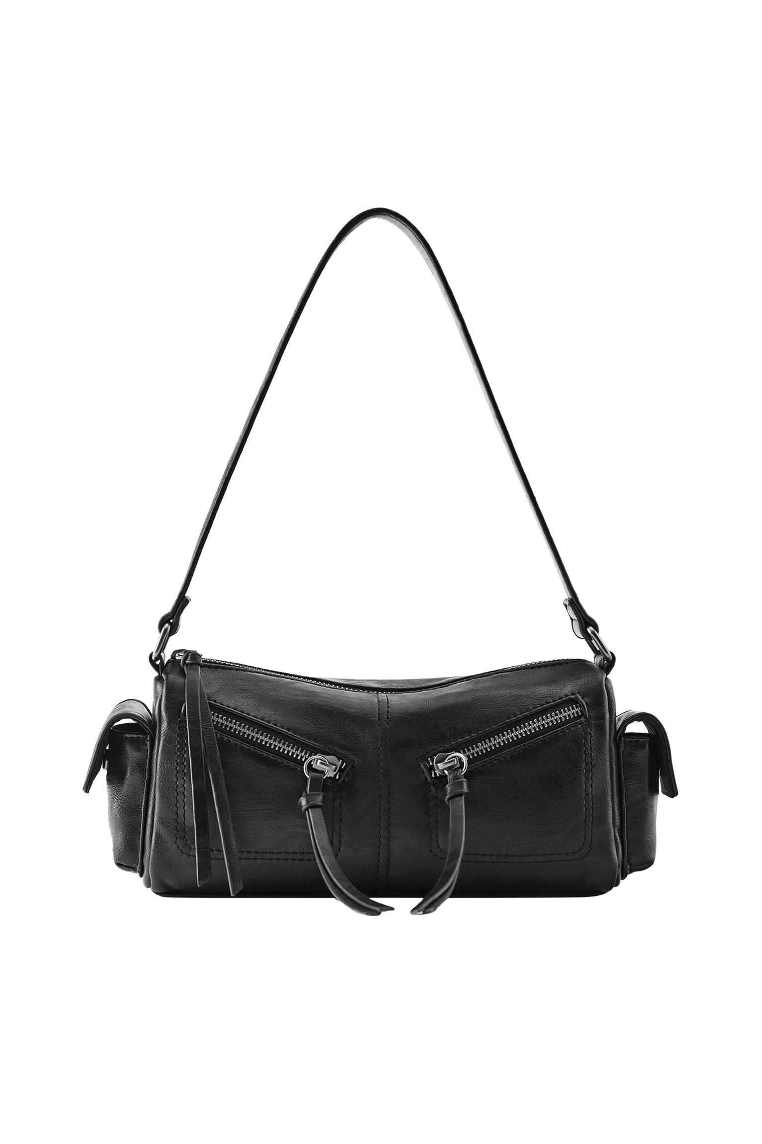 Bolso de hombro multipocket cremalleras