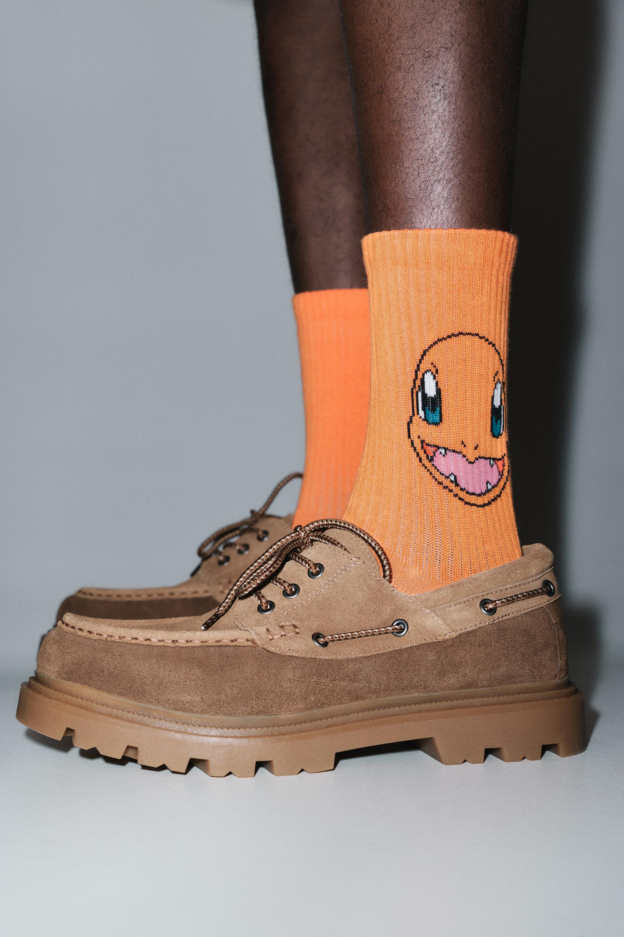 Pokémon Charmander socks — Orange