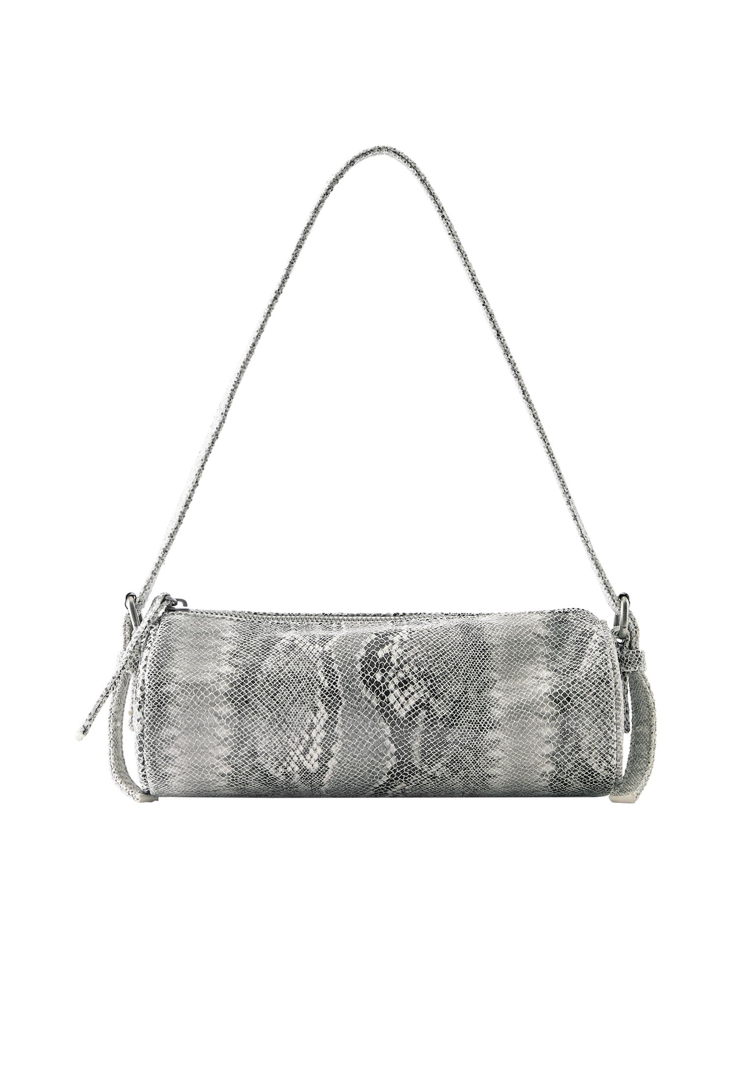 Snakeskin print shoulder bag — Multi-coloured