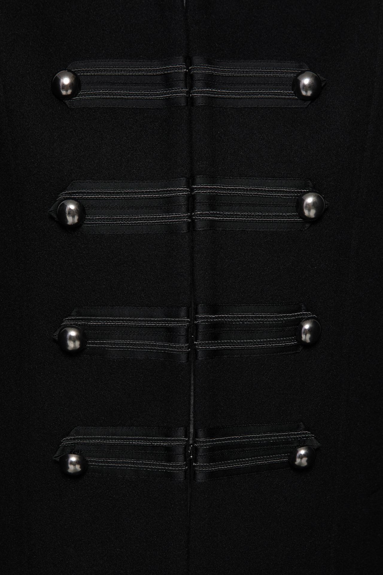 Fitted fireman clasp jacket — Black
