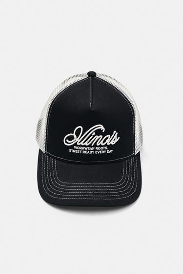 Illinois trucker cap — Black 1