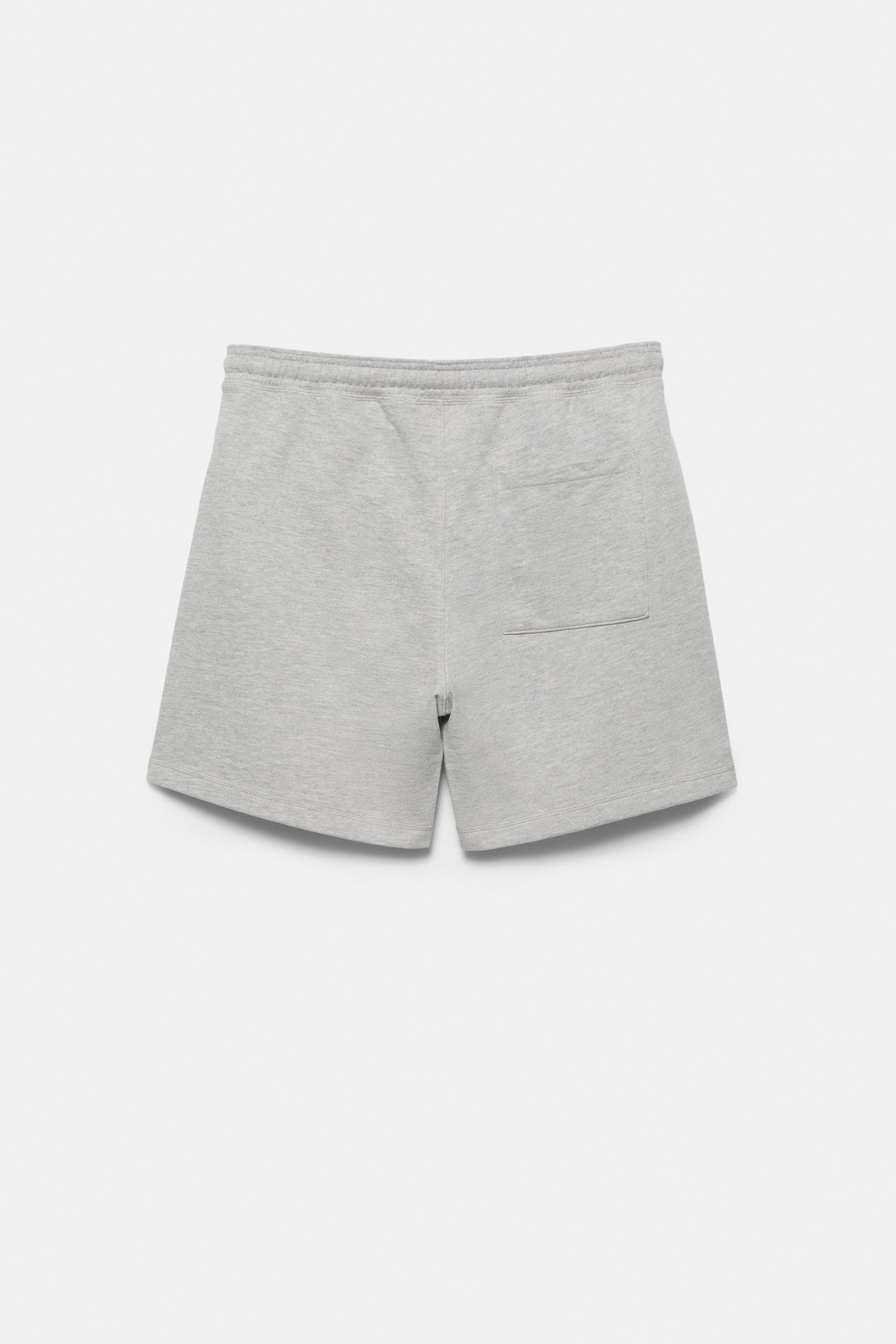STWD jogger Bermuda shorts — Grey marl