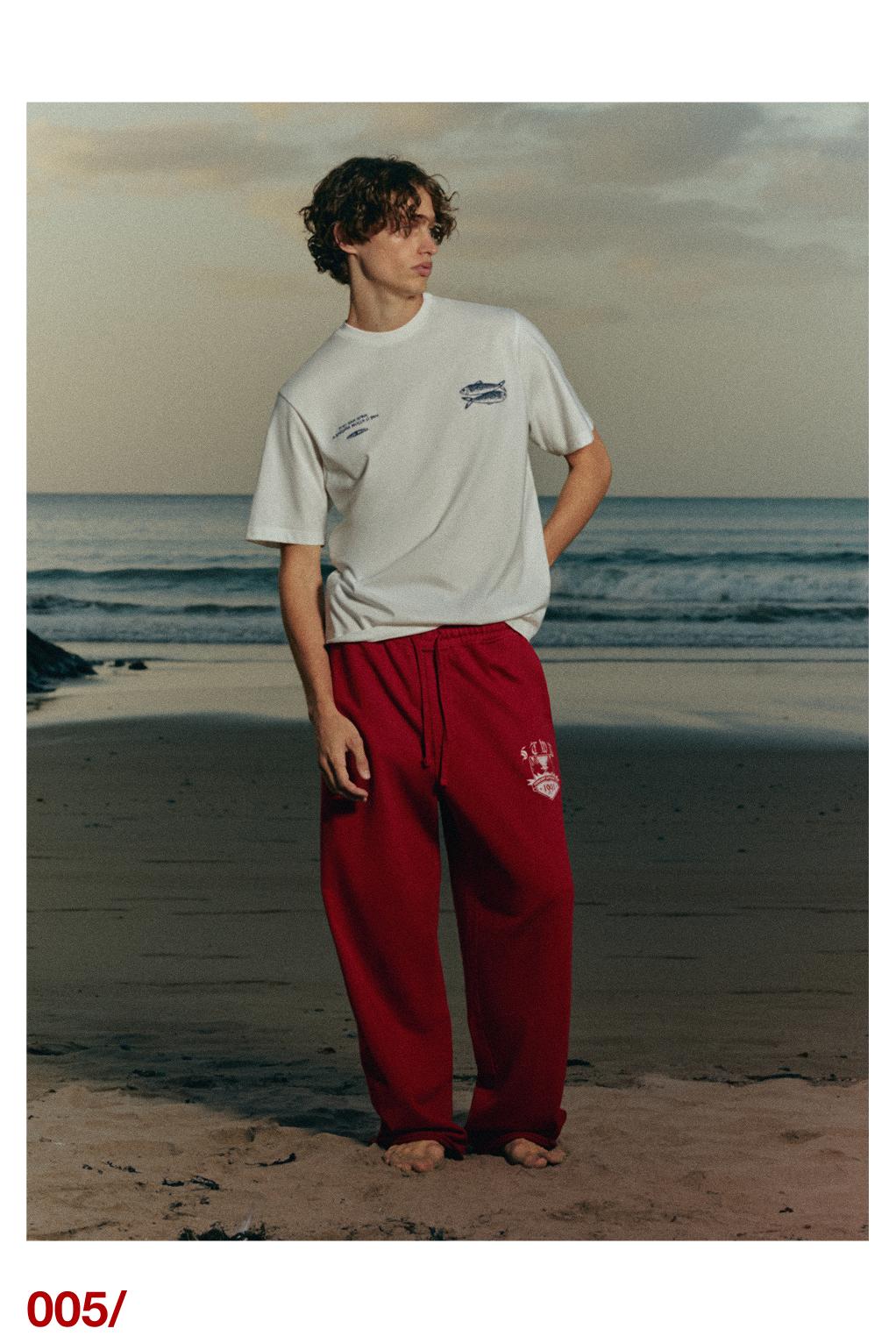 San Xoán sardine T-shirt — Off white