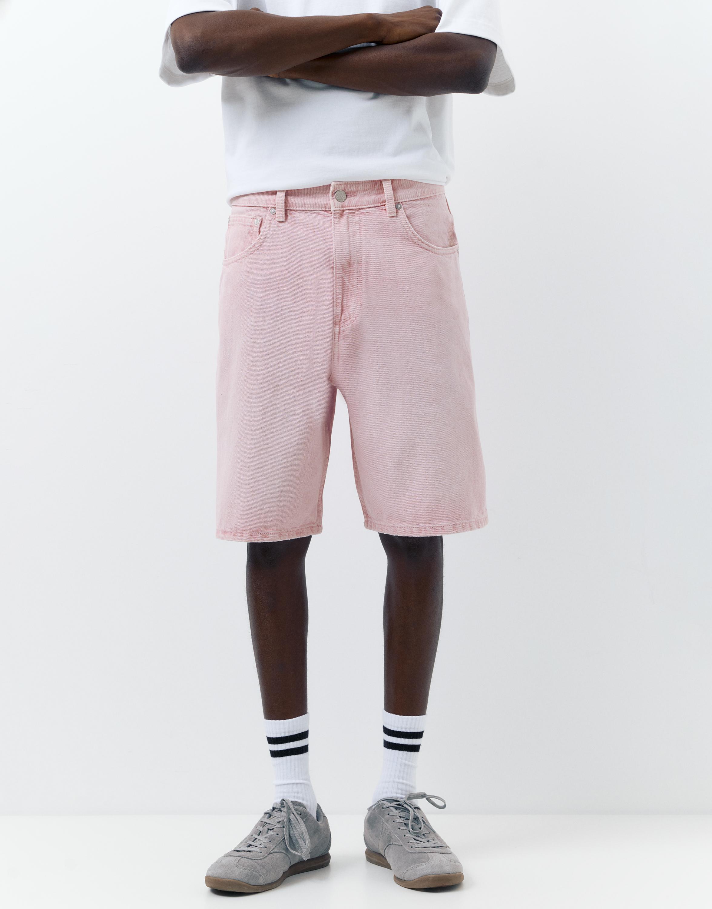 Baggy denim bermuda - Görsel 29