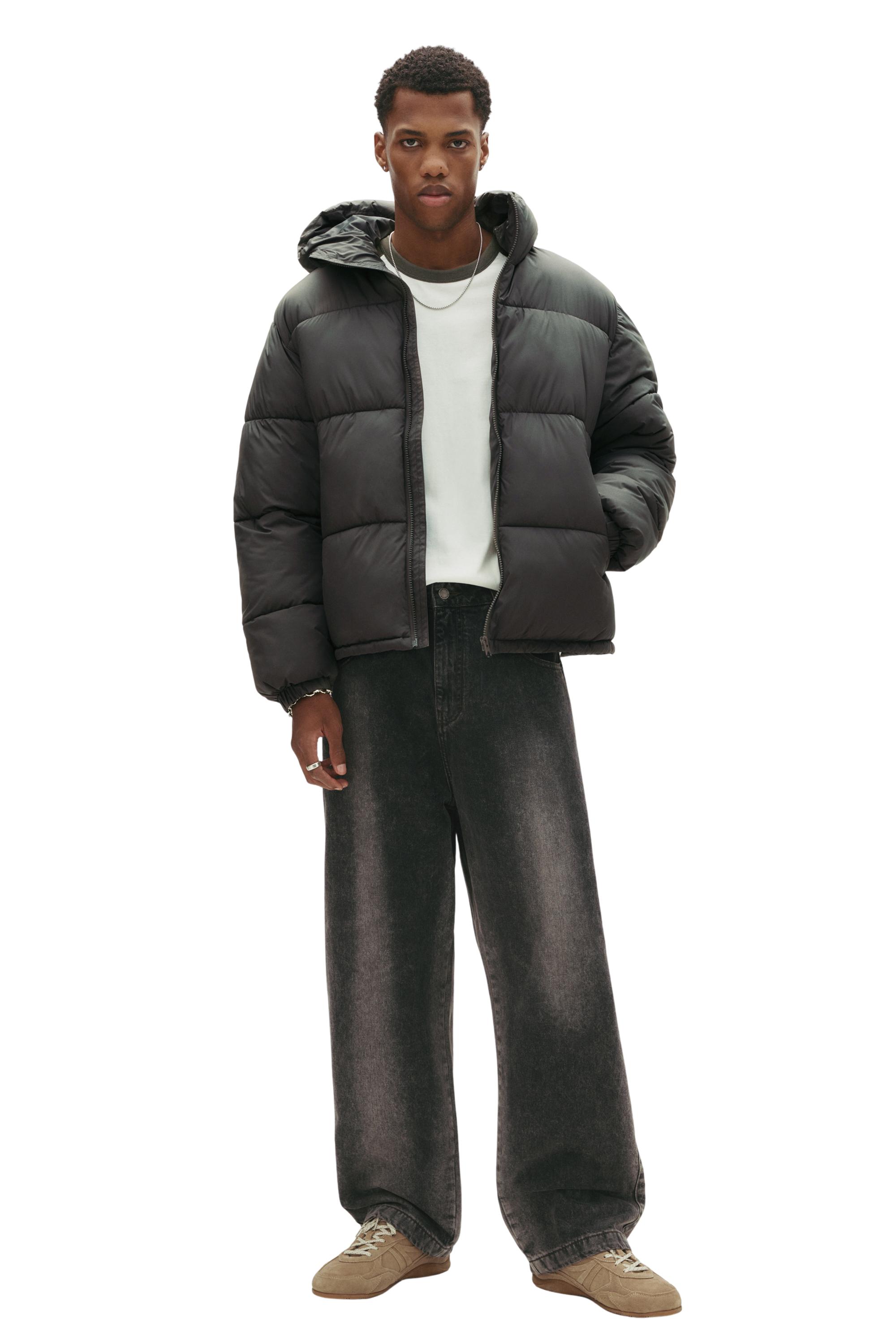 Kapüşonlu Dolgulu Ceket - Görsel 66