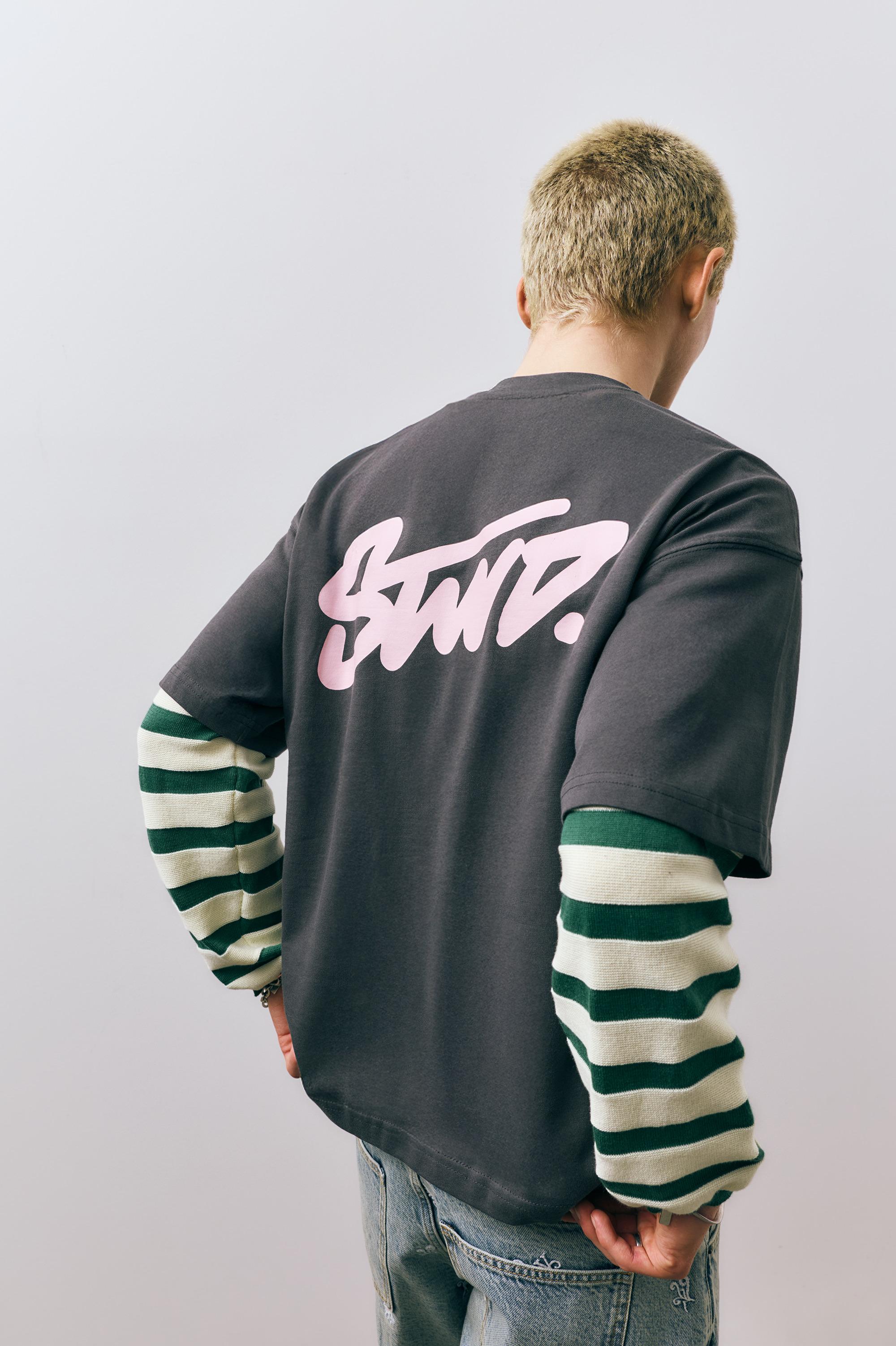 Boxy T-Shirt Mit Stwd-Logo