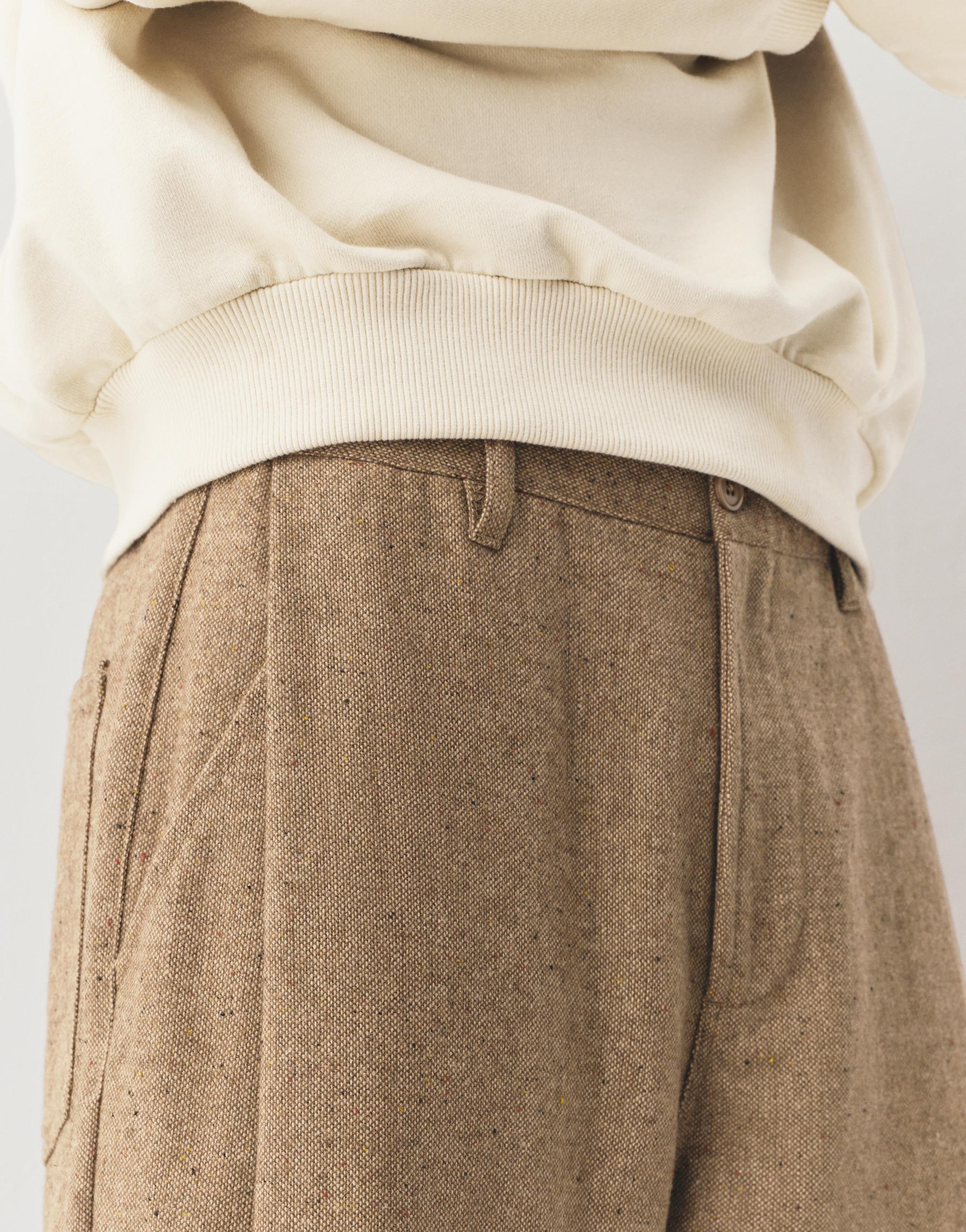 Yünlü tailored fit pantolon - Görsel 13