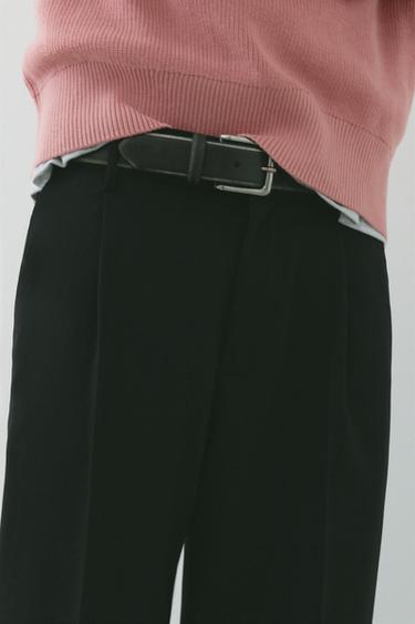 Wide-leg tailored trousers — Black 6