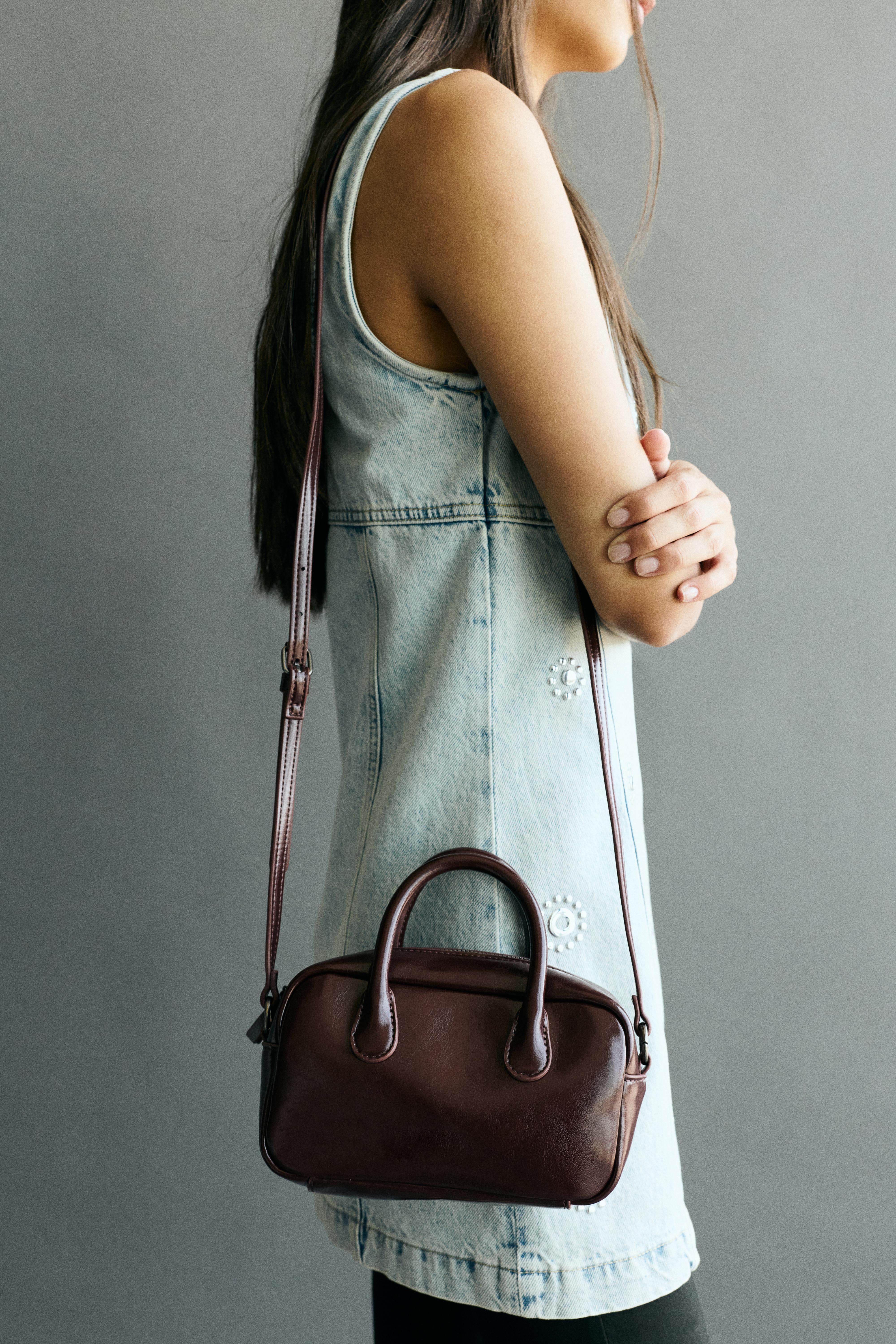 Mini crossbody bag — Burgundy