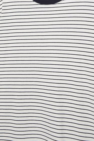 Premium short sleeve T-shirt — Blue/White 7