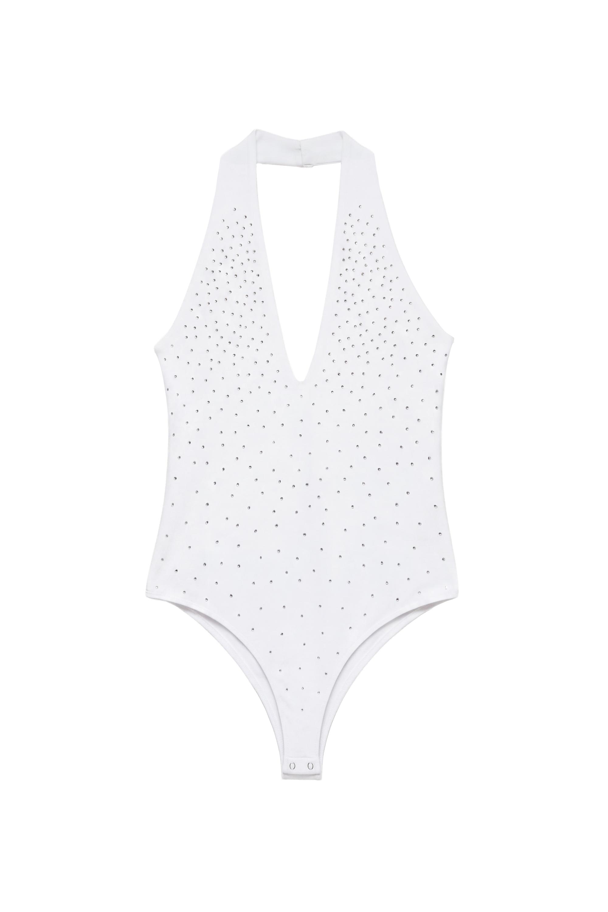 Pull&Bear Taşlı halter body görsel 3
