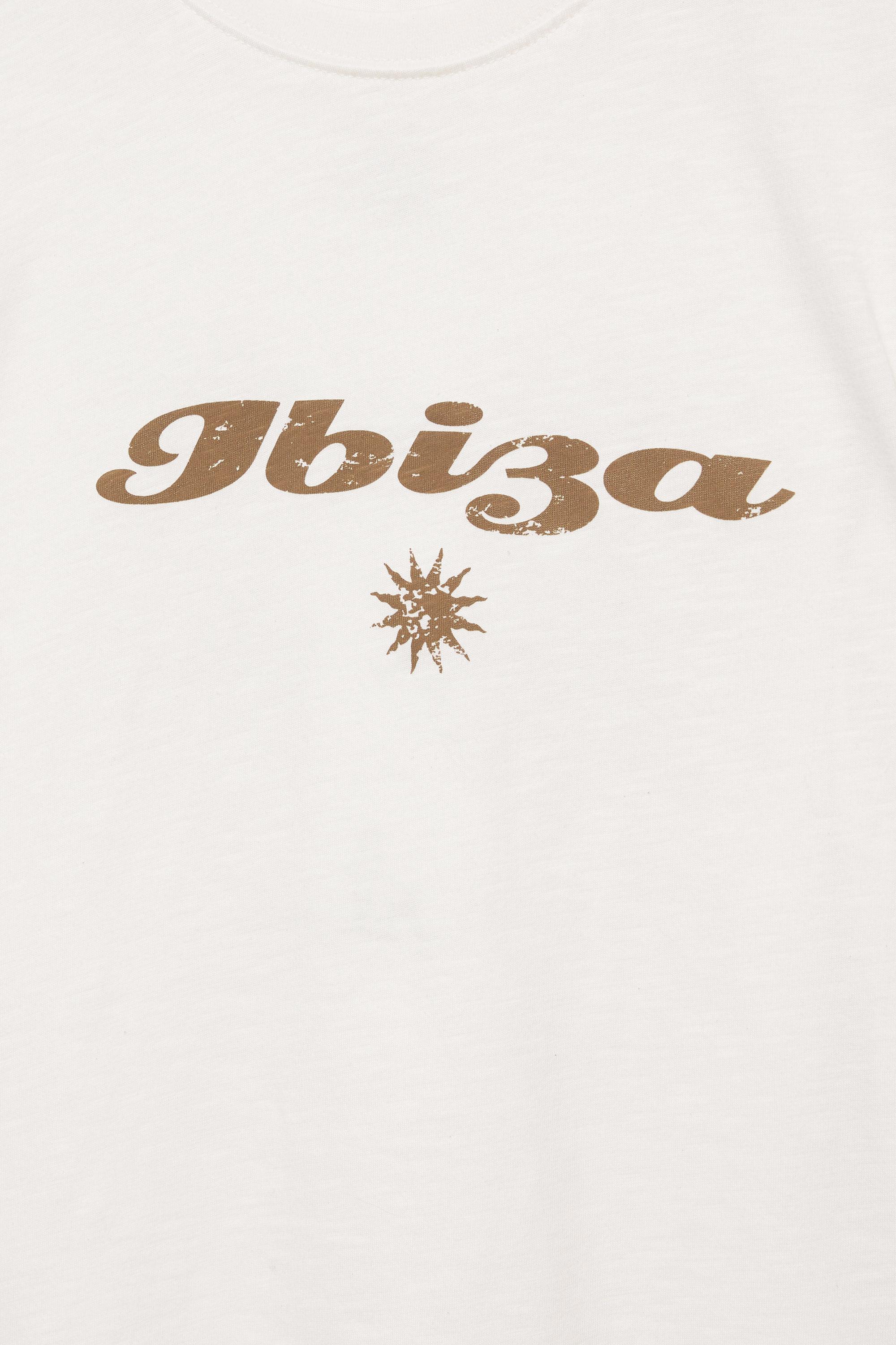 Ibiza graphic T-shirt — Ice