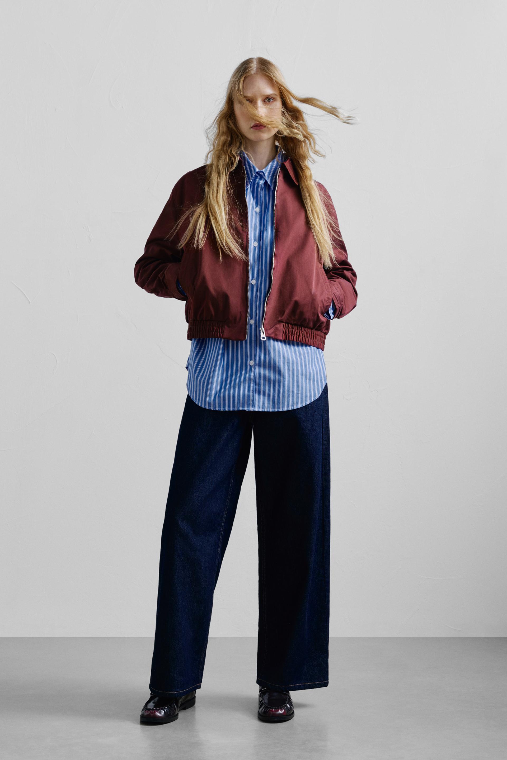 Bordeaux Giacca In Pelle Pull And Bear Giacca Bordeaux PULL&BEAR