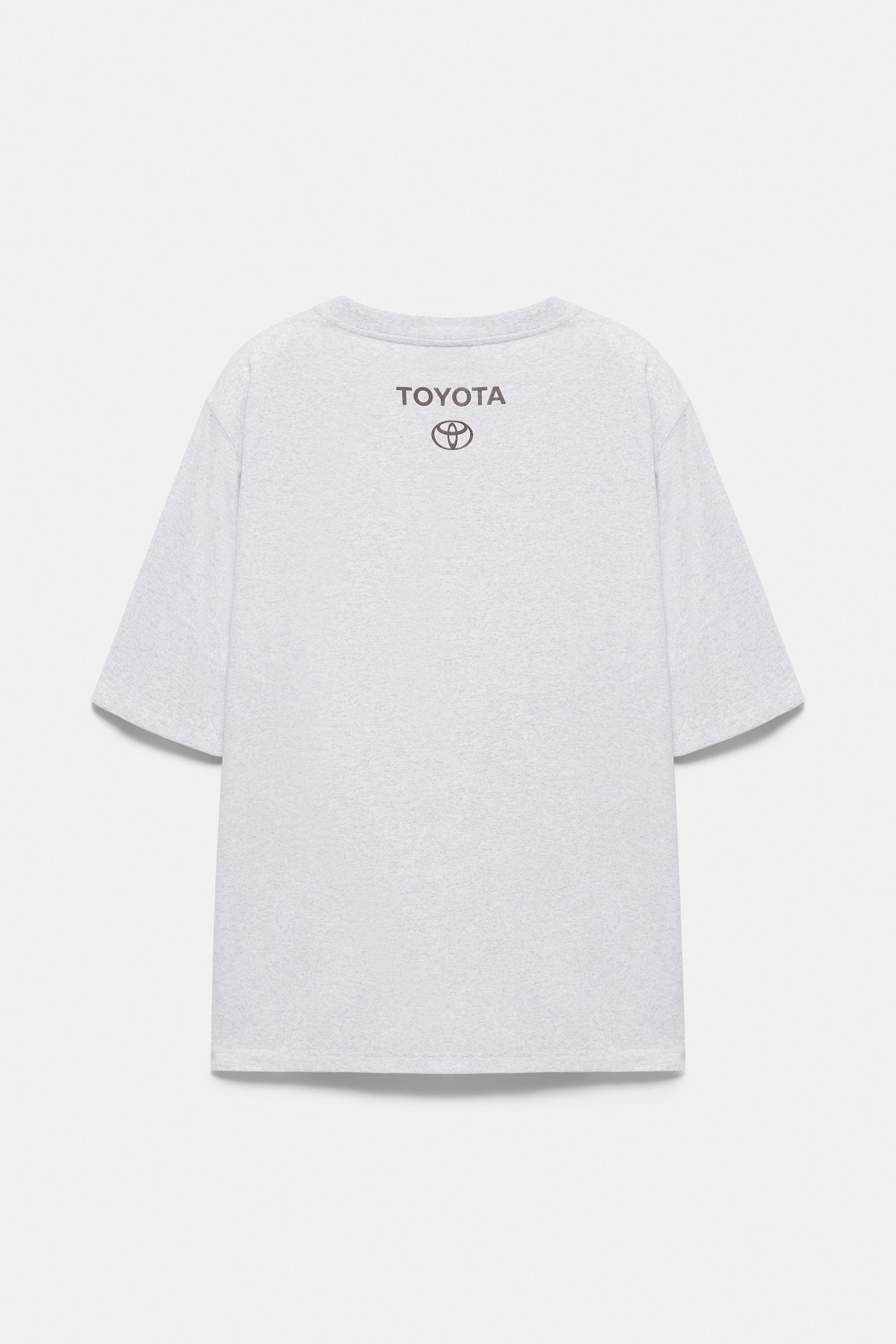 Regular fit Toyota logo T-shirt — Grey marl