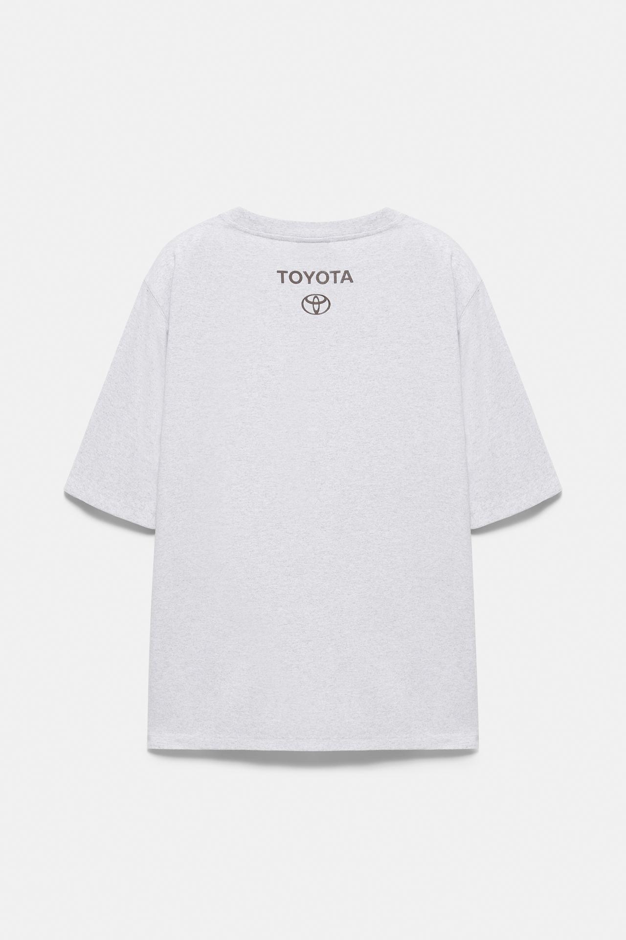 Regular fit Toyota logo T-shirt — Grey marl