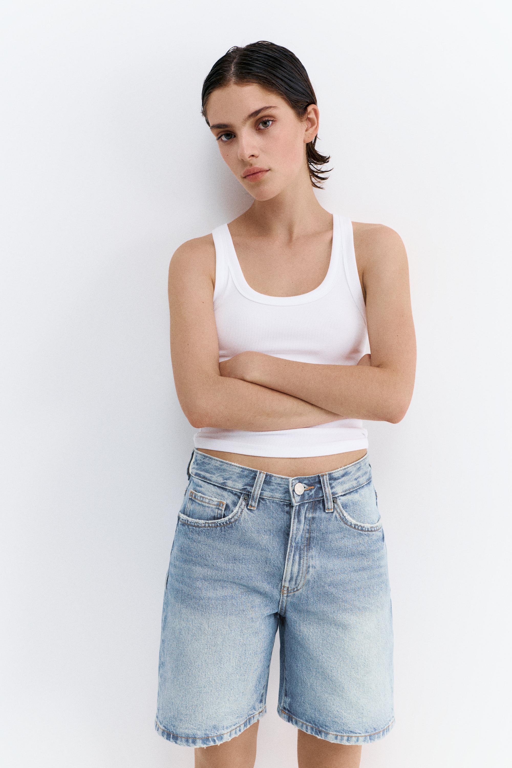 Denim bermuda - Görsel 17