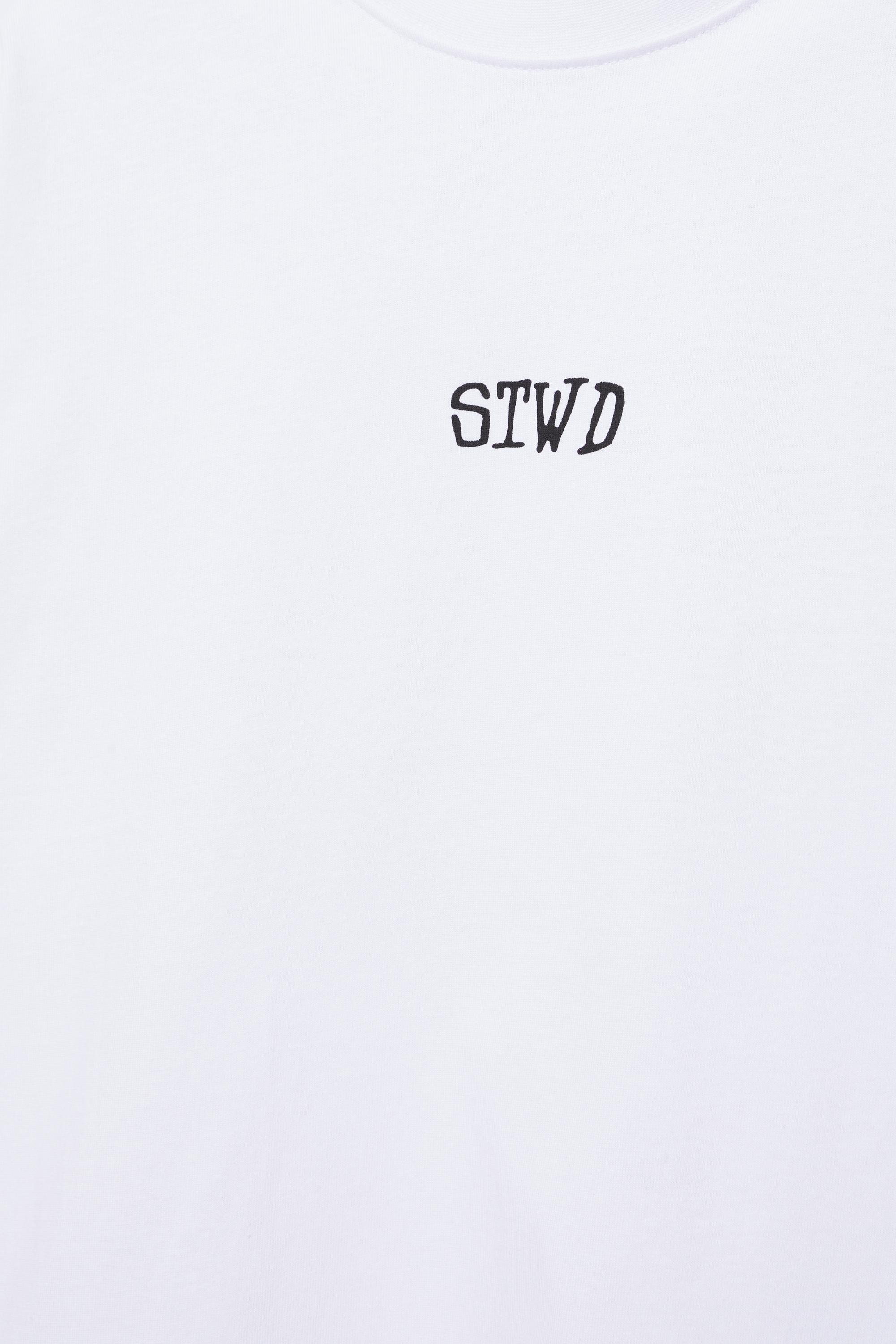 STWD grafik baskılı tişört - Görsel 2