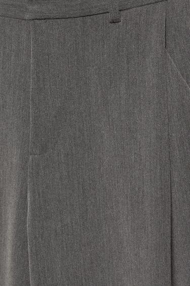 Straight tailored fit trousers — Anthracite grey 9