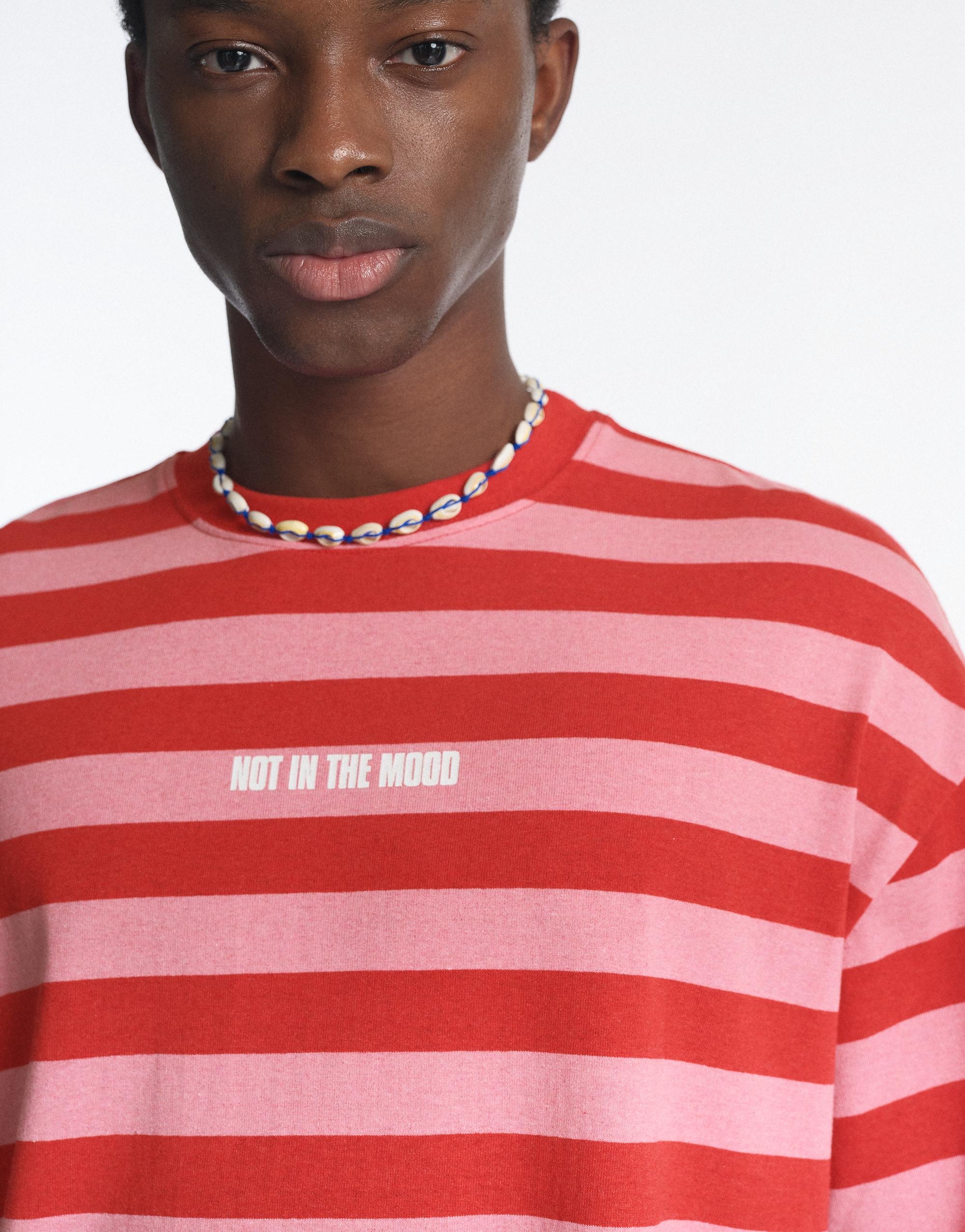 Striped STWD T-shirt — Red