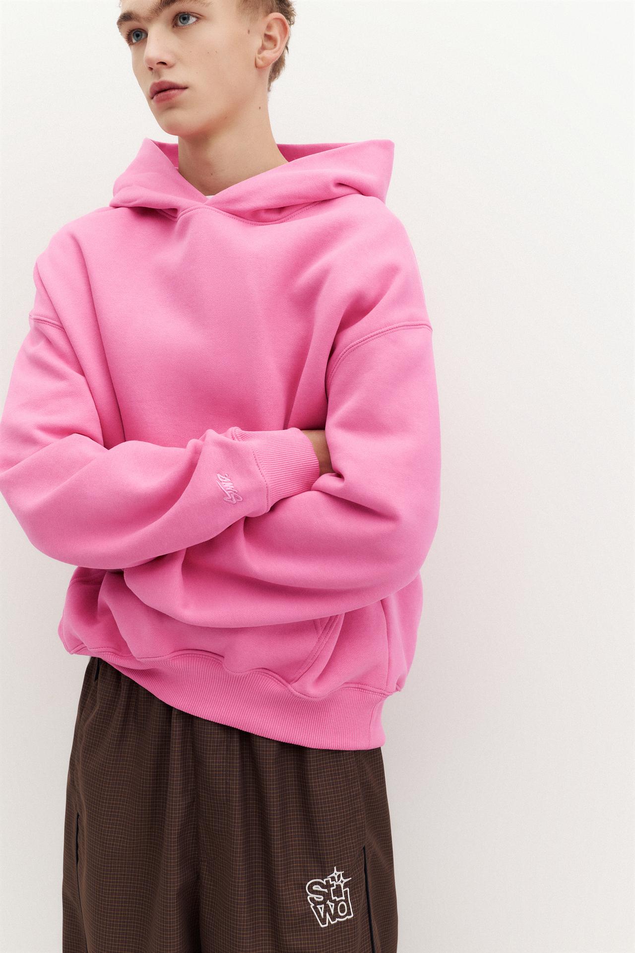 STWD hood sweatshirt — Pink