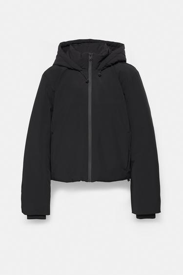 Heat-sealed waterproof jacket with hood — Black 6