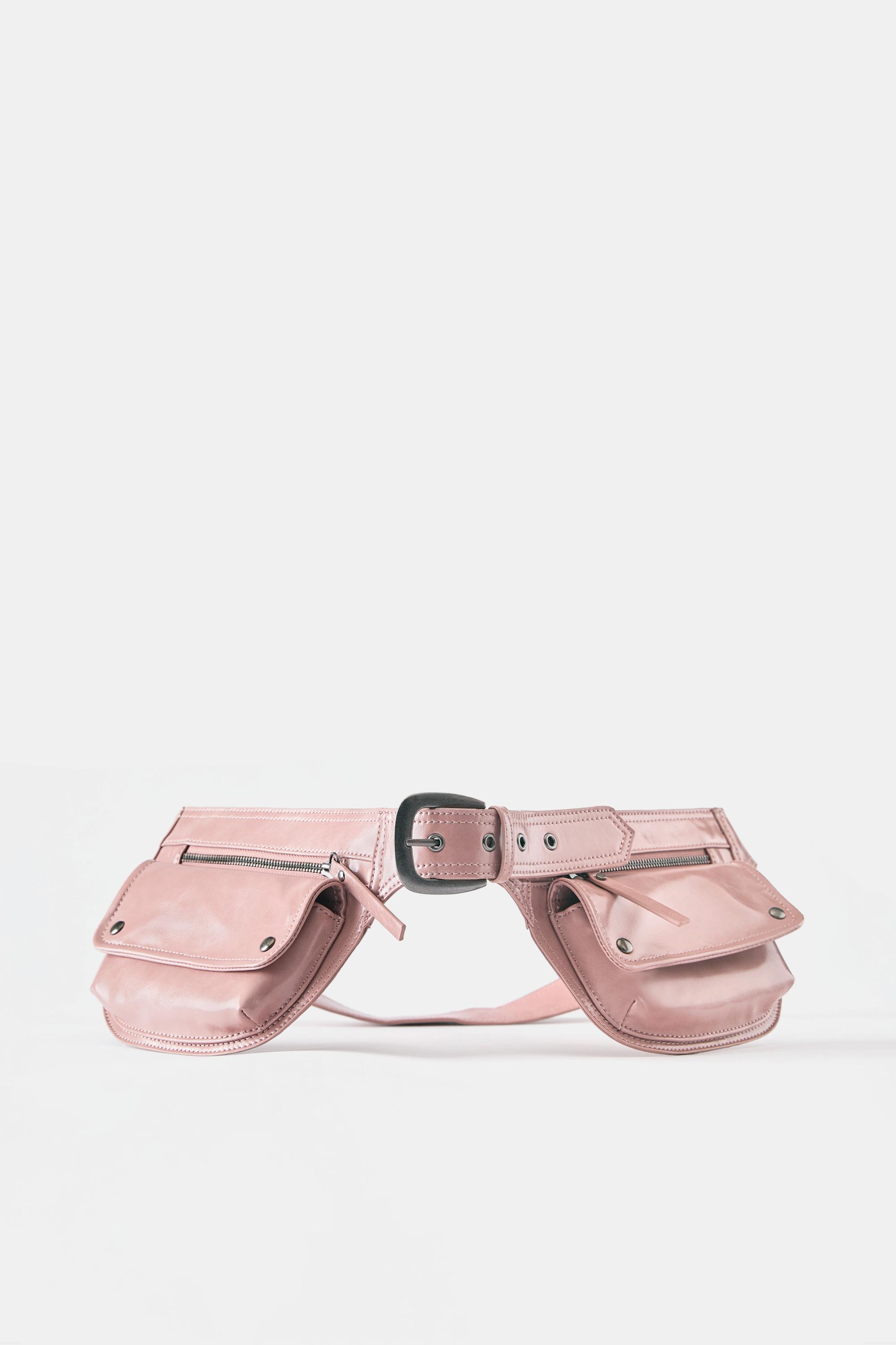 Belt-style belt bag — Pink