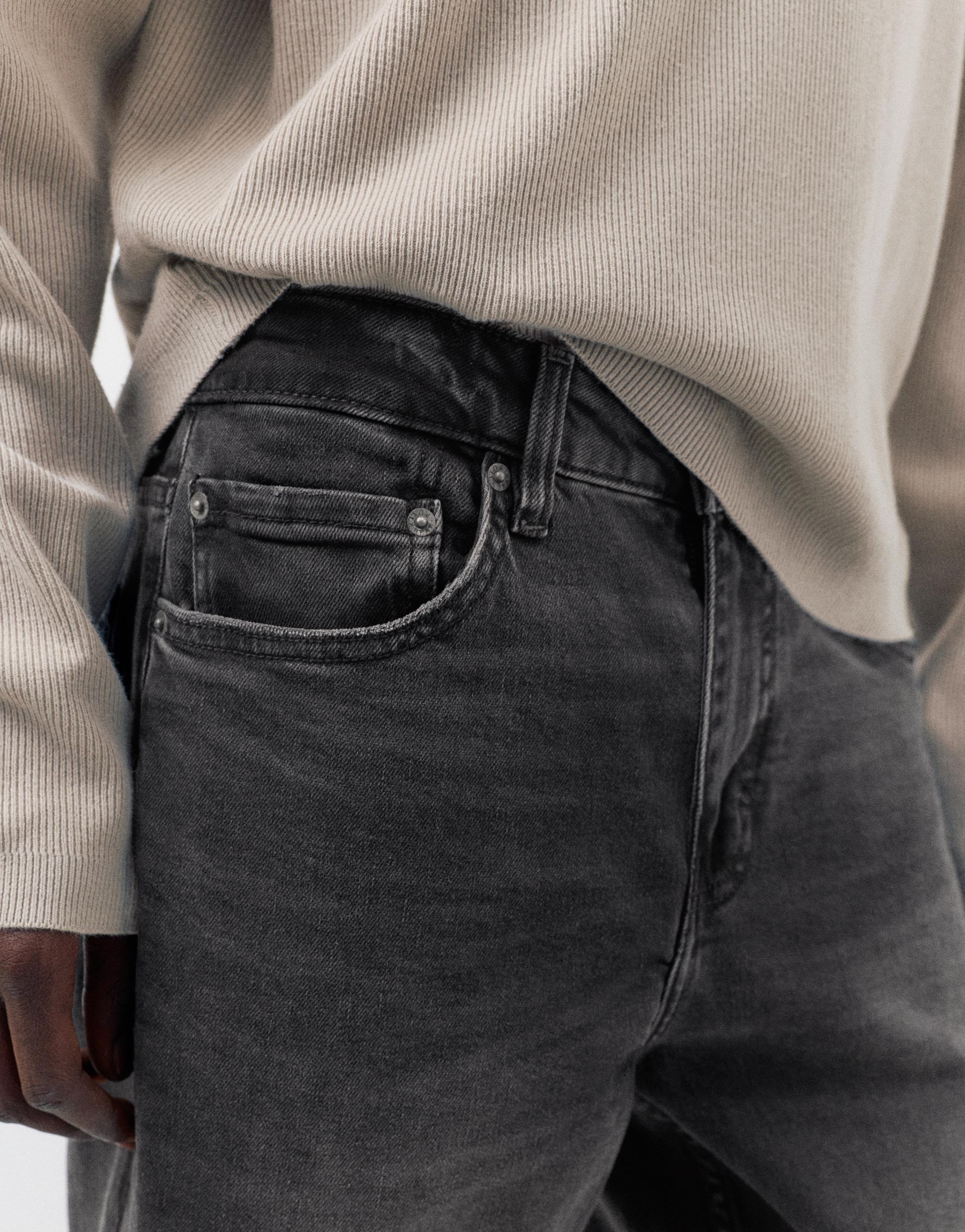 Slim fit jeans — Faded black