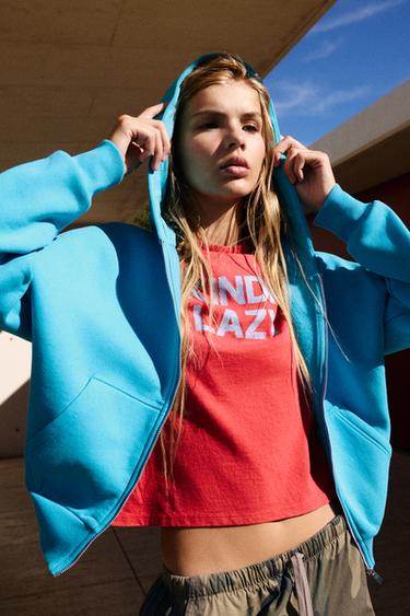 Zip-up hoodie — Turquoise 3