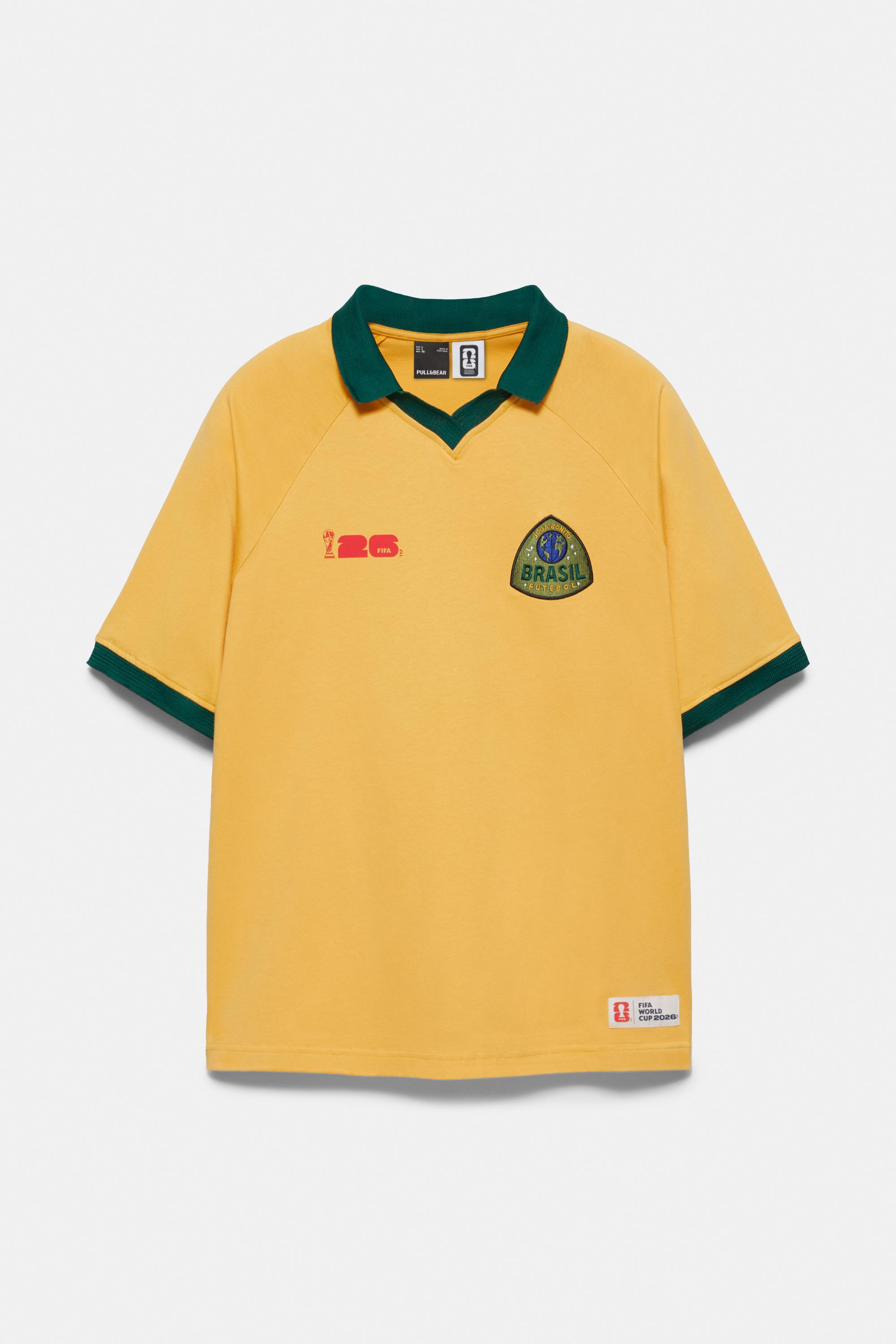 Brazil FIFA WORLD CUP 26™ polo shirt — Yellow