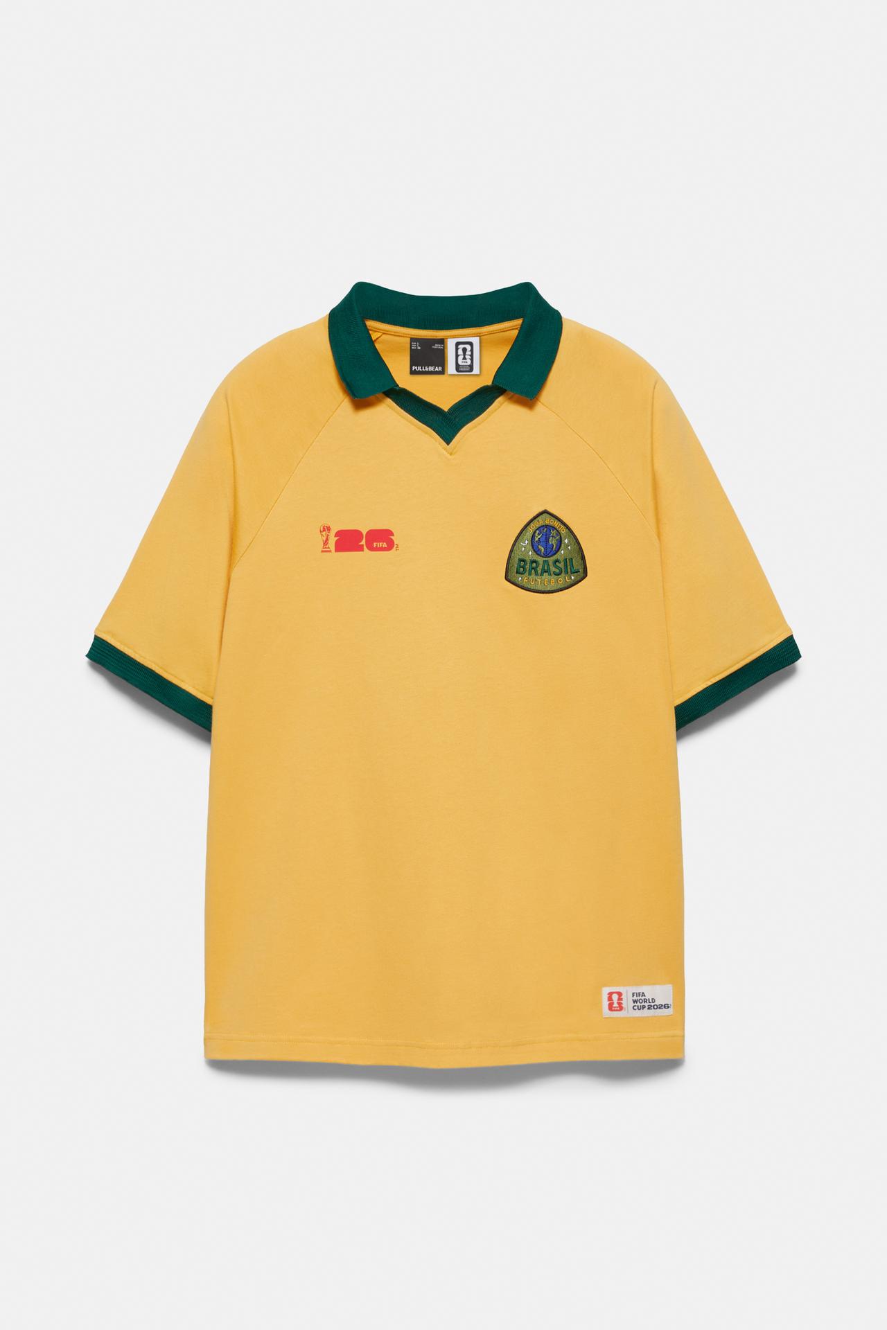 Brazil FIFA WORLD CUP 26™ polo shirt — Yellow